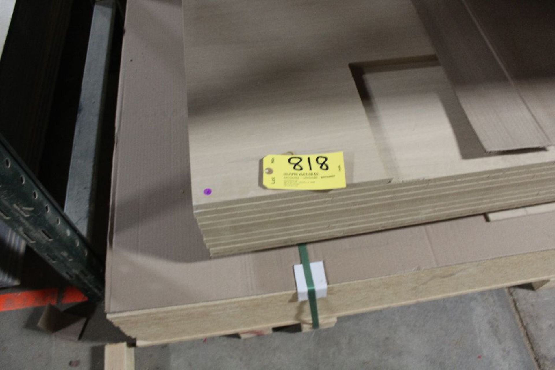 Lumber, (30) misc. plywood, 3/3" x 61" x 121".