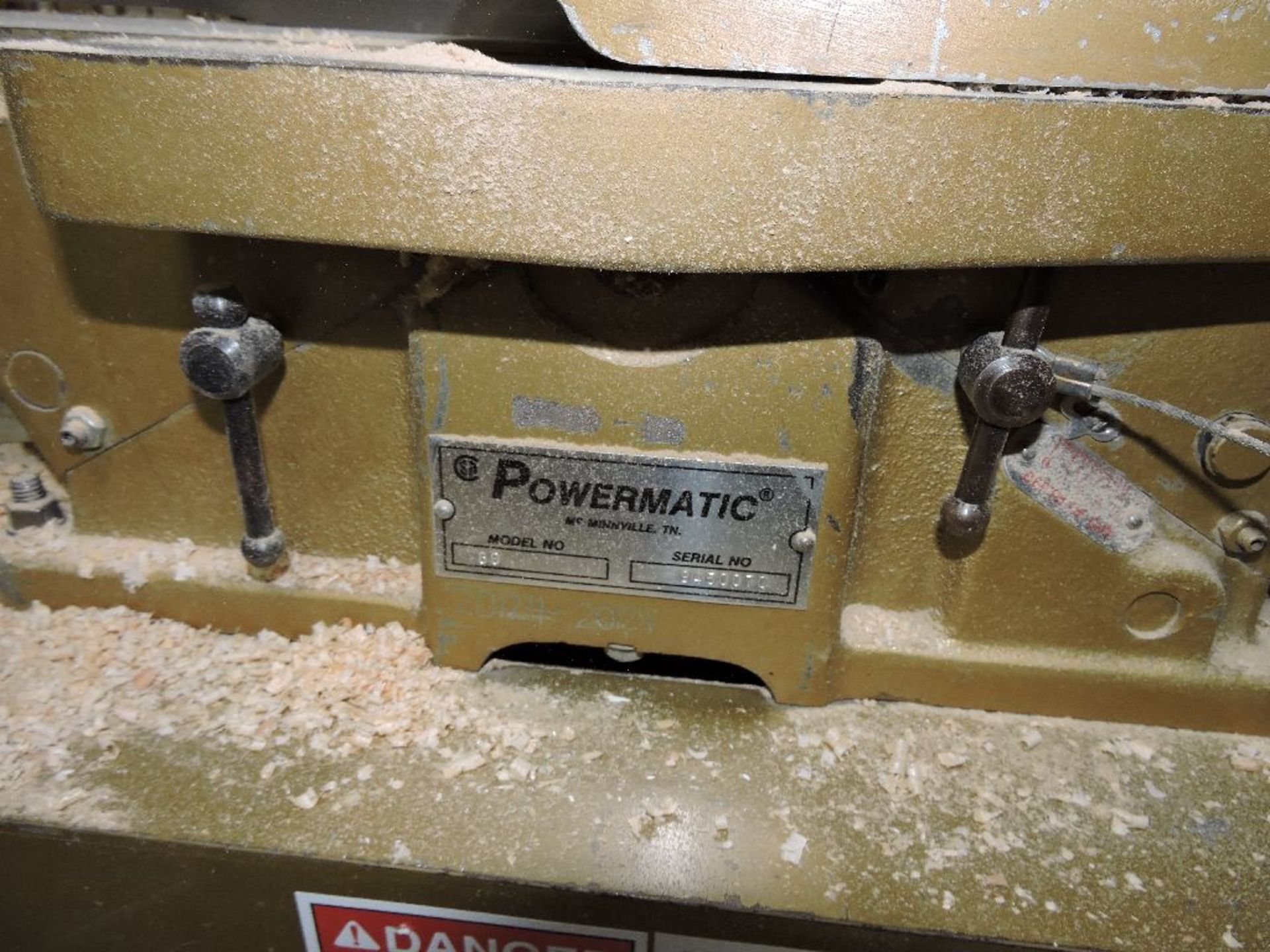 Powermatic jointer, model 60, sn 9450070, 6", voltage 230/460. - Image 5 of 5