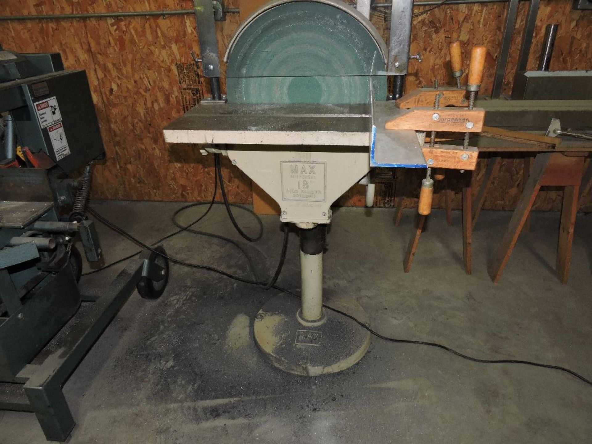 Max 18" disk sander, 1 1/2 hp. - Image 2 of 3