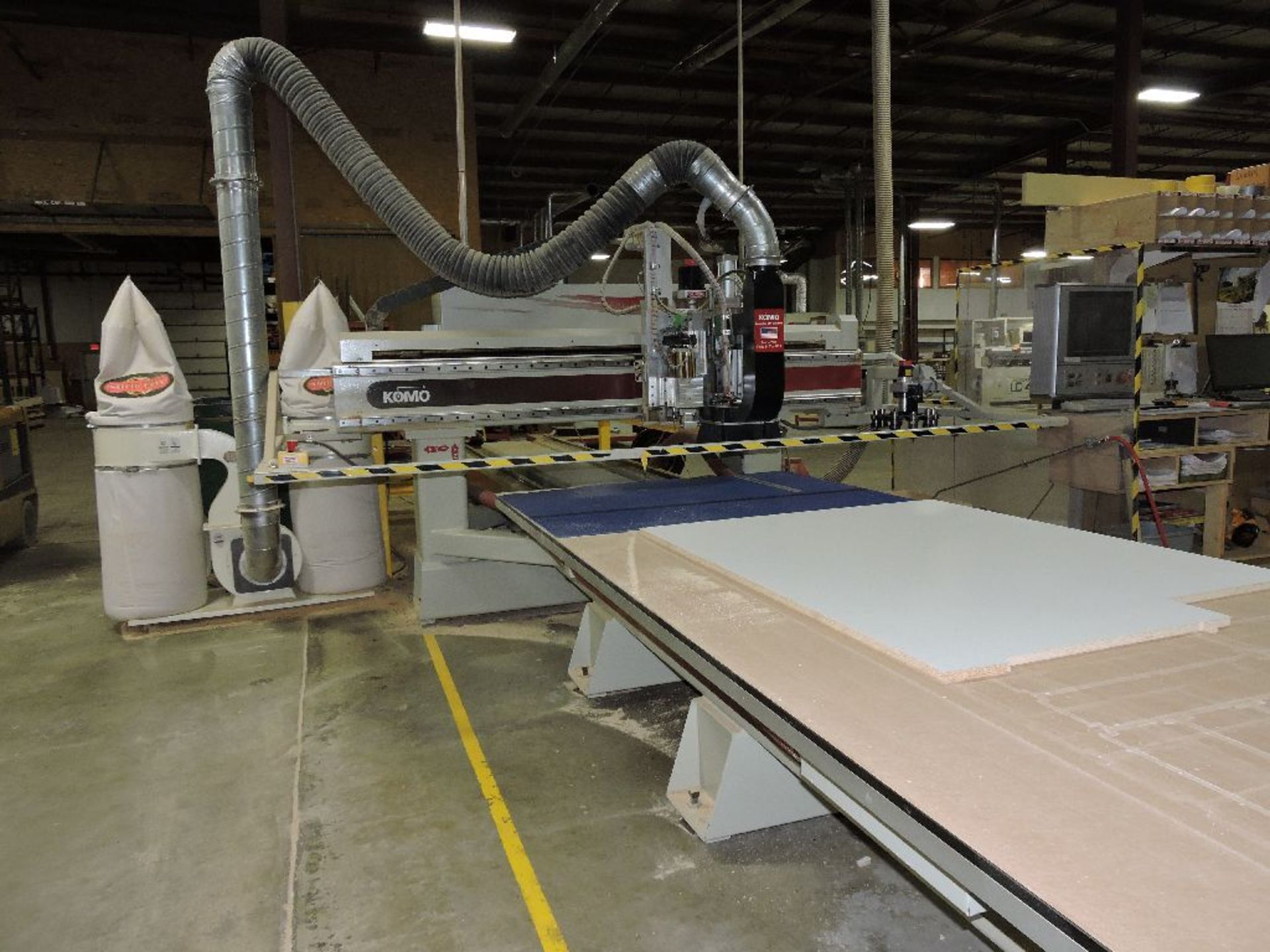 2006 Komo CNC router, model VR512, sn 57103-06, hrs. on CNC router 4,857, 5'x 12' table, 9 - Image 21 of 30