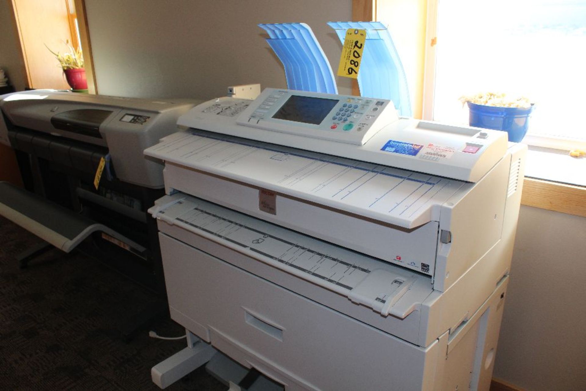 Ricoh MP W3601 plotter plus 2 rolls paper, toner cartridge.