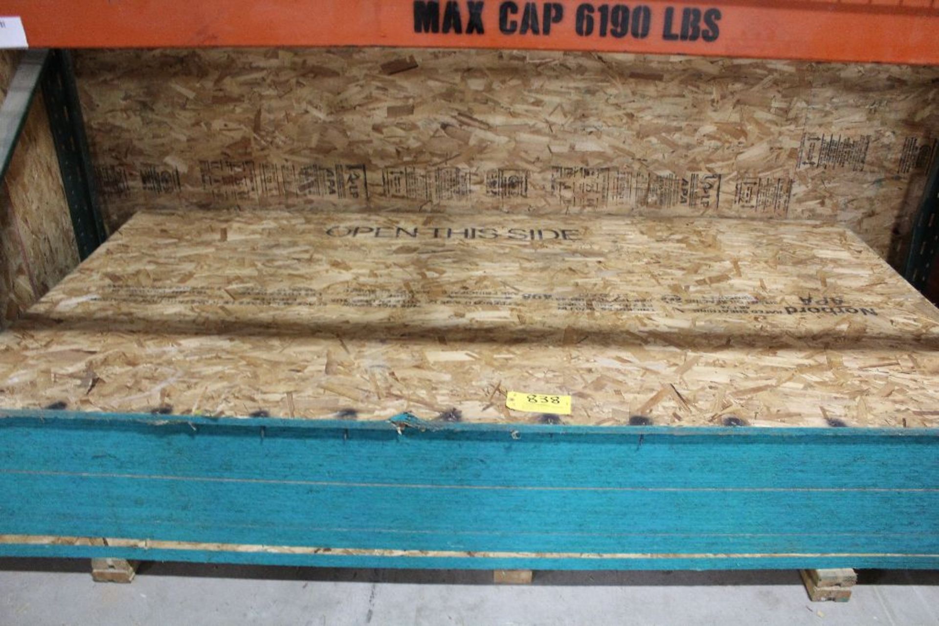 Lumber plyer, OSB (approx. ), 3/4" x 48" x 96".