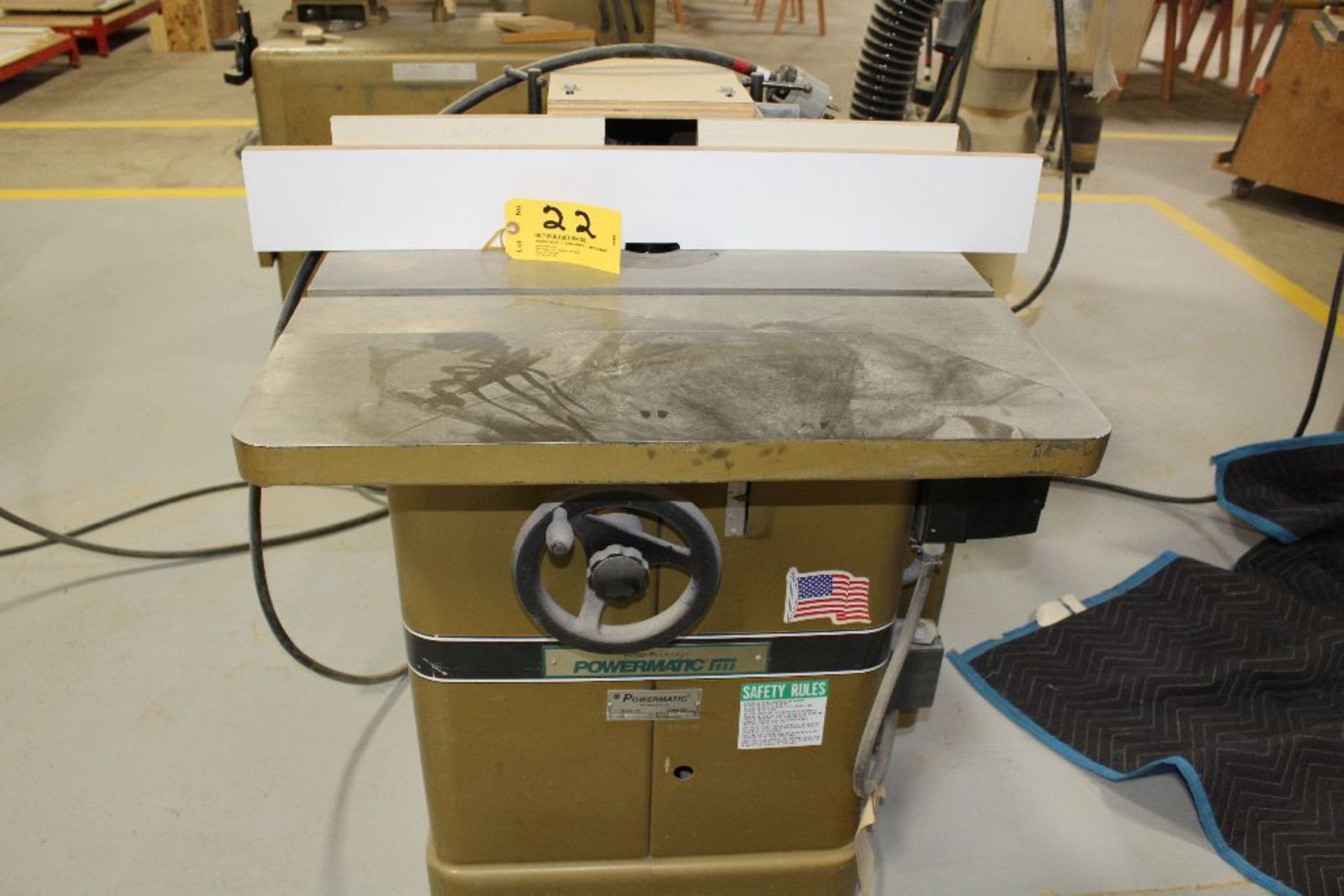 Powermatic shaper, model 27, sn 9427421, w/extra cutting heads, voltage 230/460. - Image 2 of 7