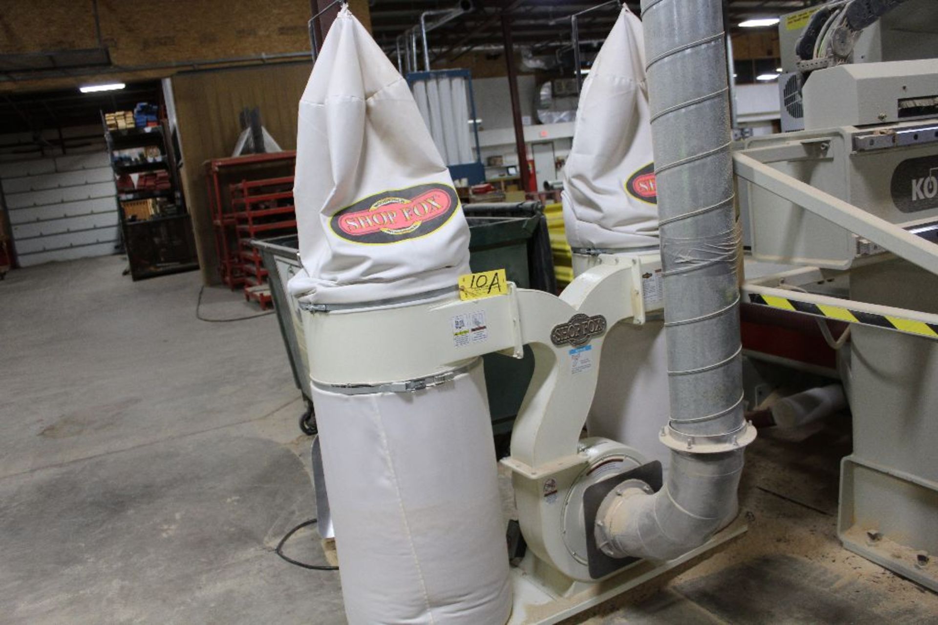 2010 Twin Sack Shop Fox dust collector, 3 hp., model W1687.