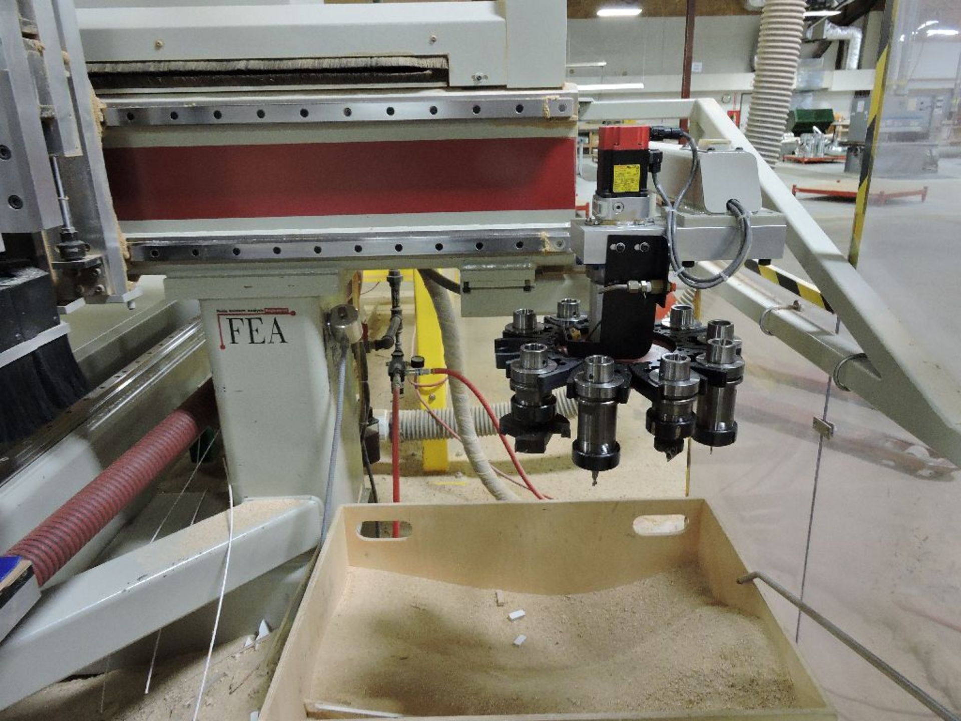 2006 Komo CNC router, model VR512, sn 57103-06, hrs. on CNC router 4,857, 5'x 12' table, 9 - Image 17 of 30
