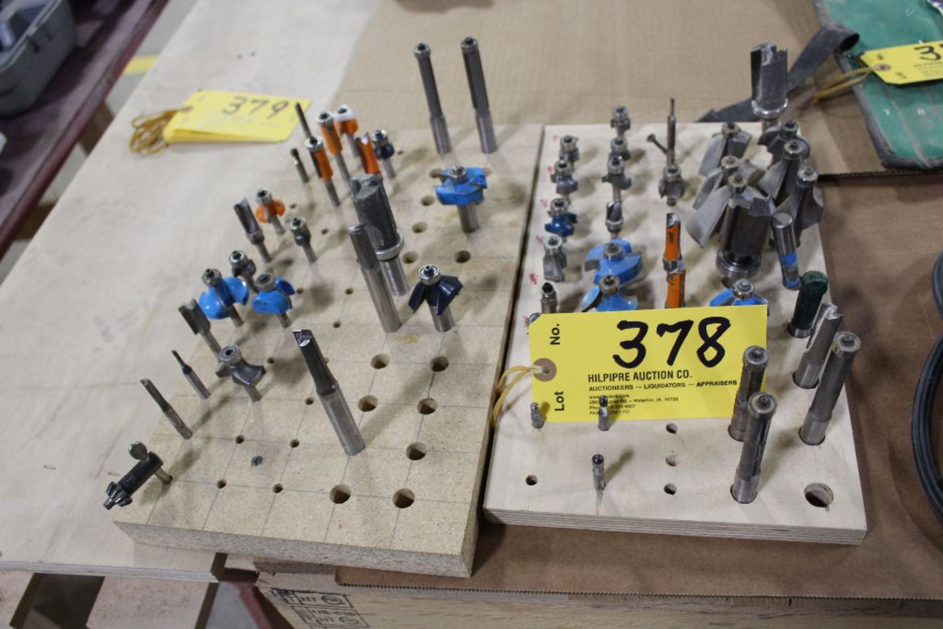 Router bits.