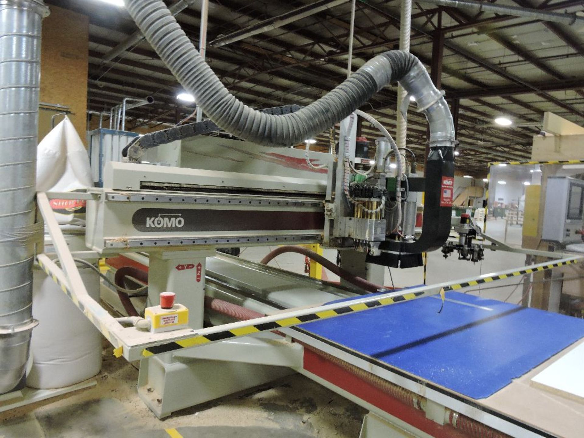 2006 Komo CNC router, model VR512, sn 57103-06, hrs. on CNC router 4,857, 5'x 12' table, 9 - Image 15 of 30