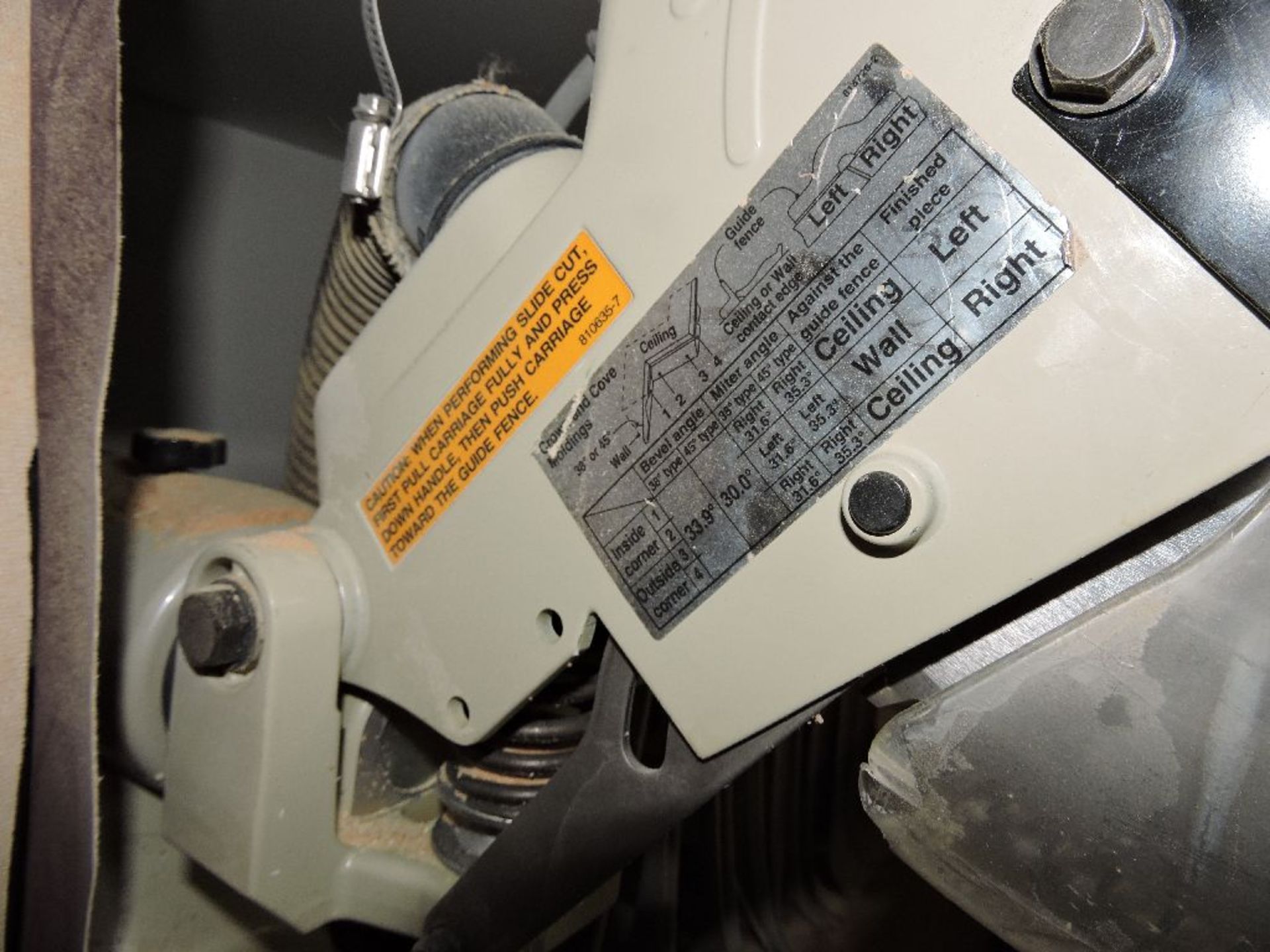 Makita mitresaw, model LS1211, w/10'table. - Image 5 of 5