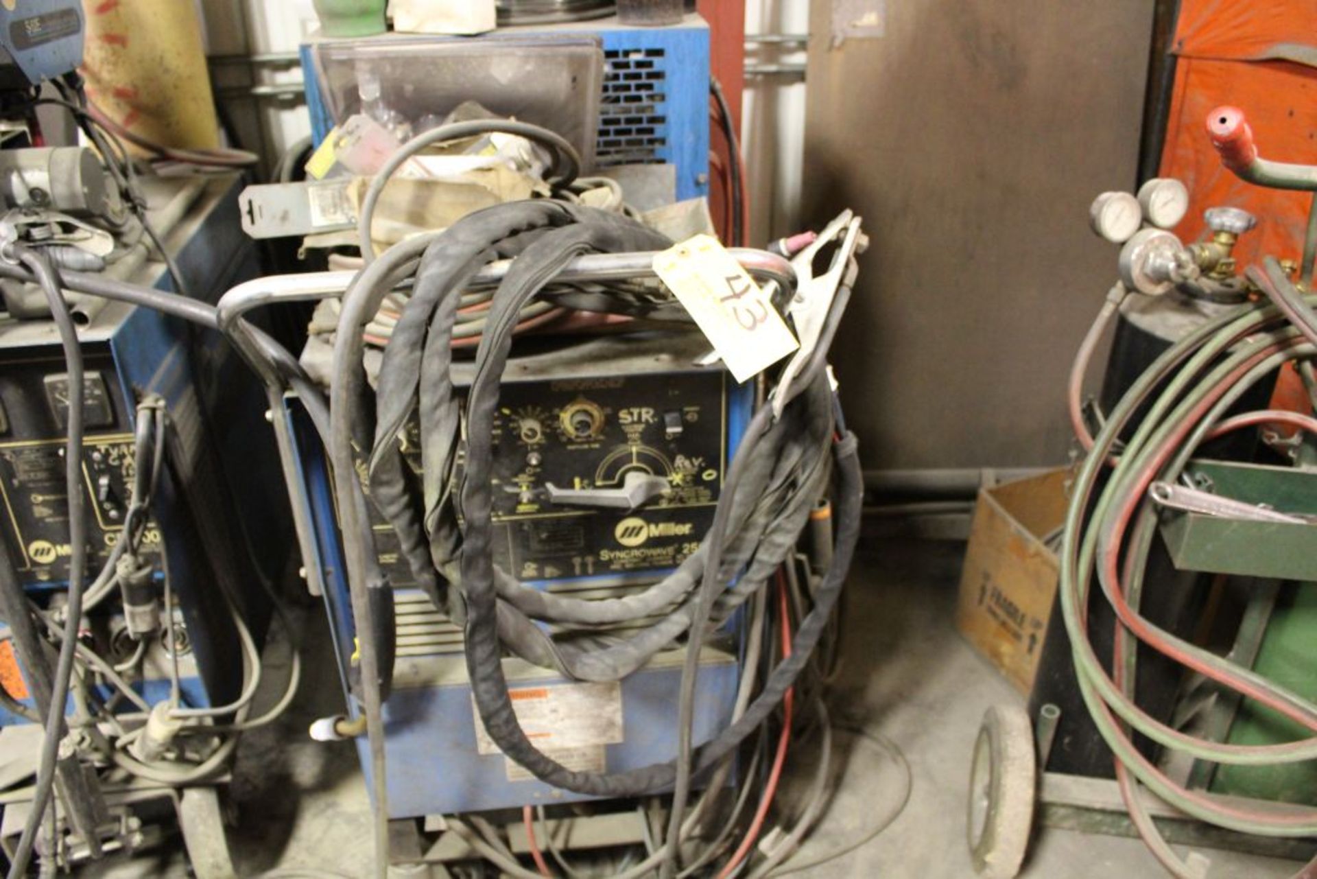 Miller Synowave 250 tig welder, sn K0819984, Miller 1A cooling system, foot control.