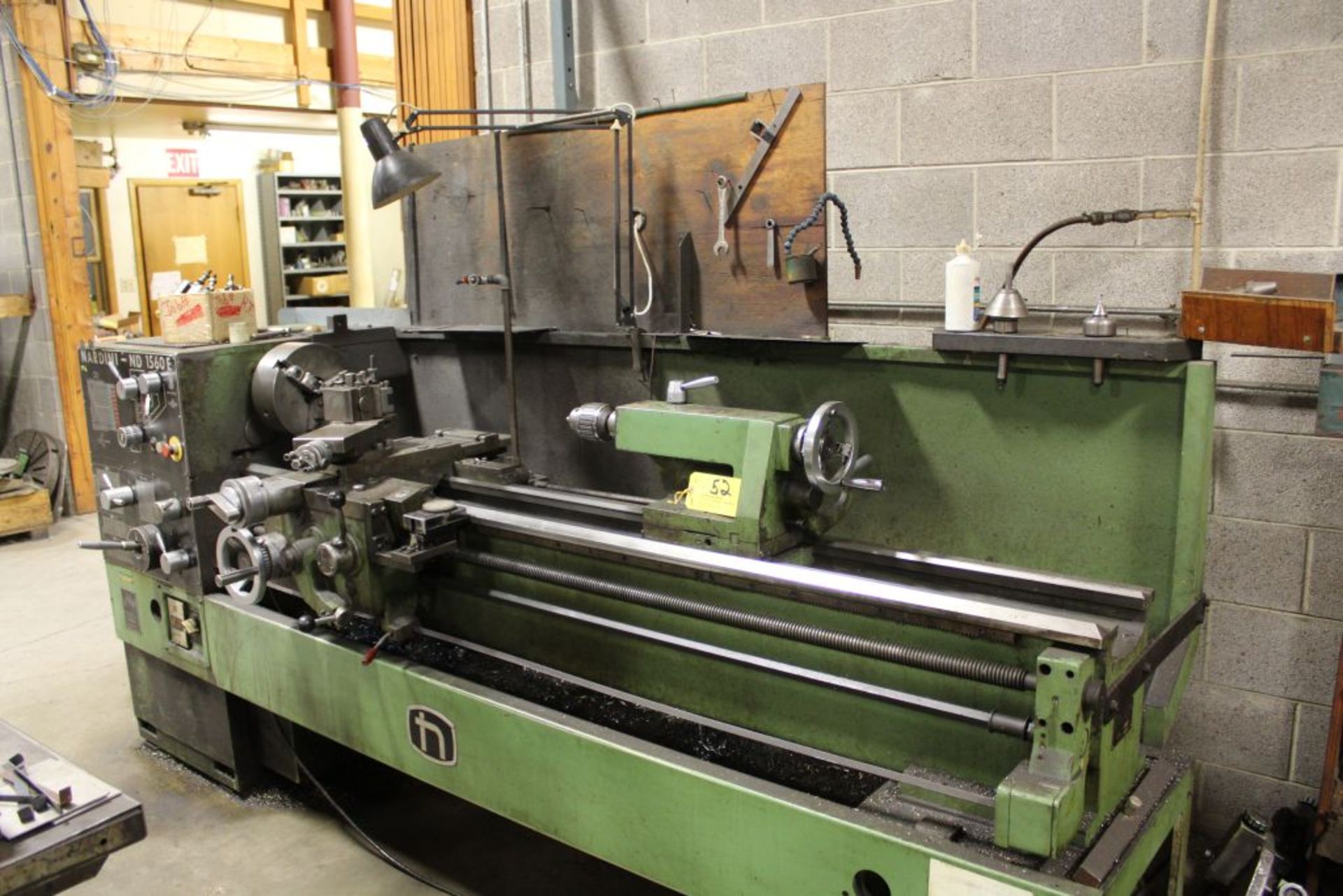 Nardini Lathe model 1560E, 18" swing, 23" gap. (176) - Image 3 of 7