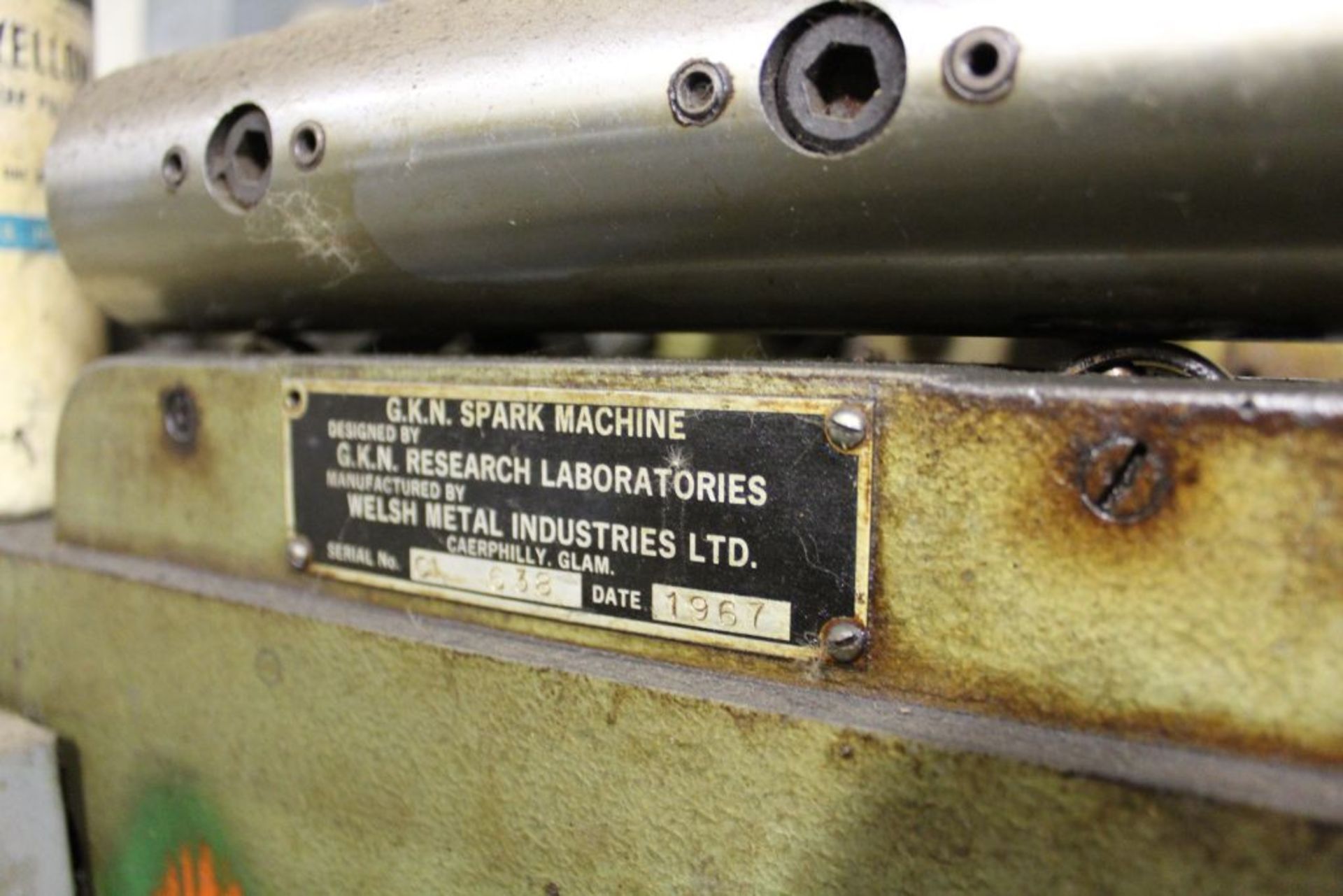 1967 Landis sinker EDM spark machine, sn 638. - Image 2 of 2