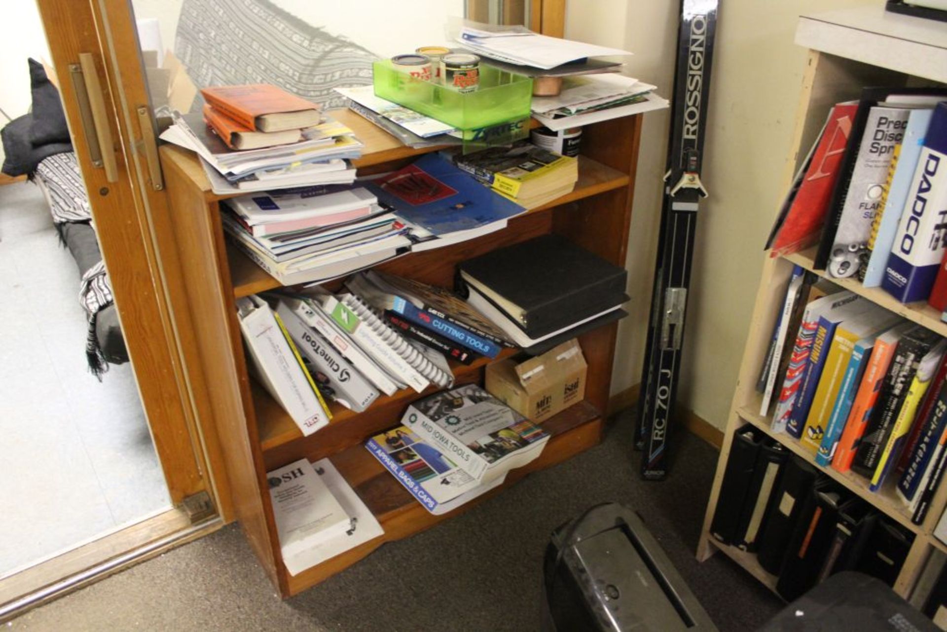 (2) Wooden book shelves. - Image 2 of 2