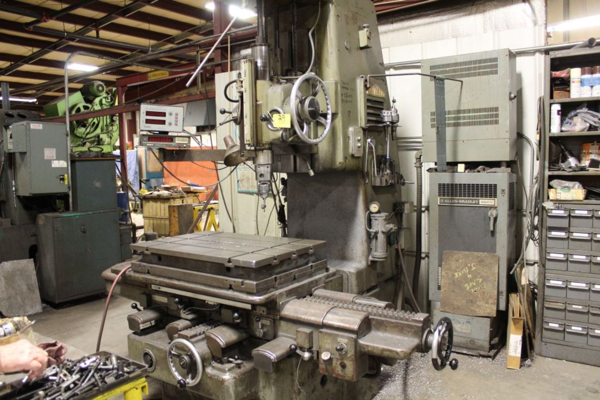 Newell jig borer, model 2436, sn 54JA2436-94, with Sony 3- axis digital readout model LF-200, 36"