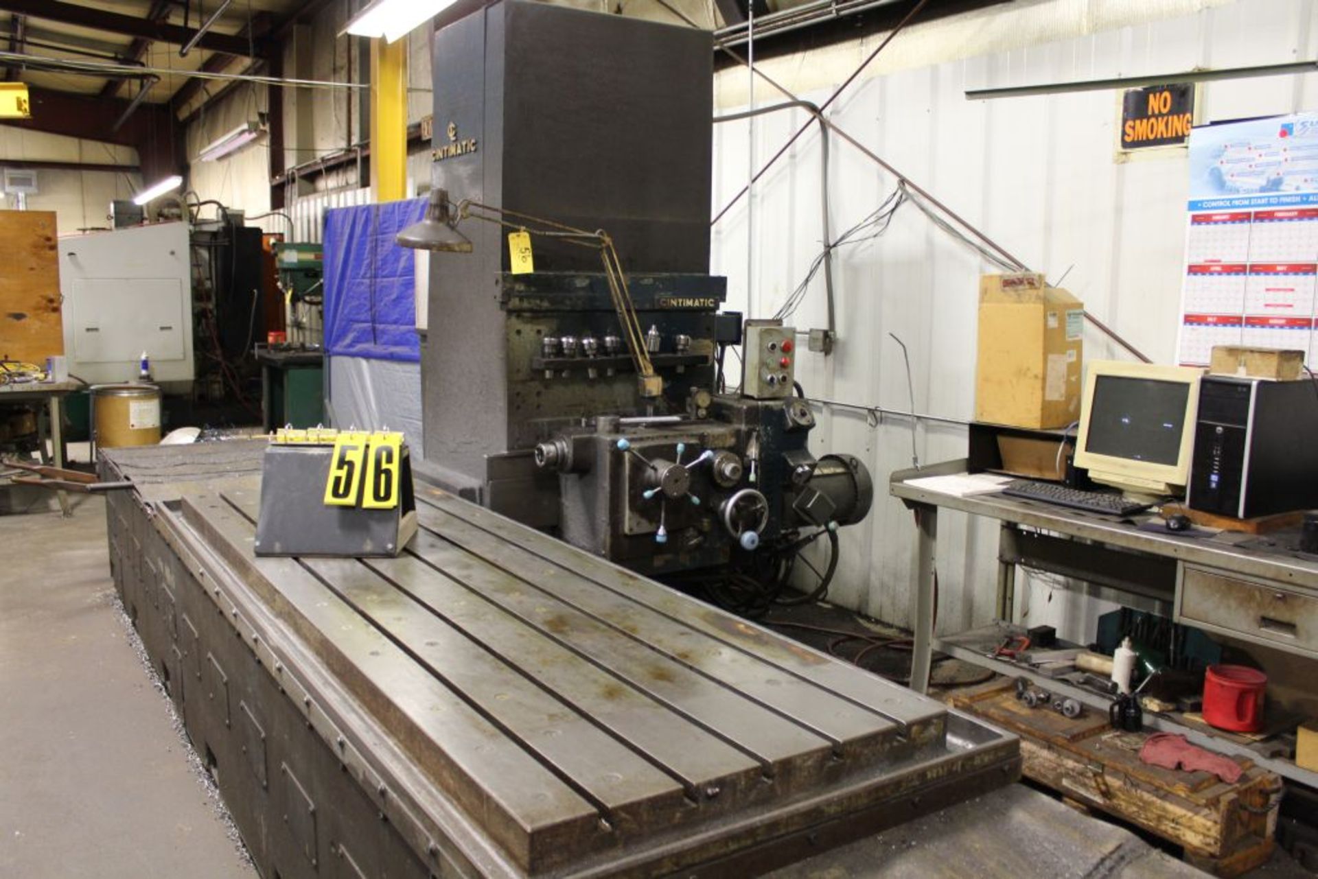 Cincinnati Cintimatic 2-axis NC horizontal machining centers, 2h-40: 33 x 48" table, 40" vertical/