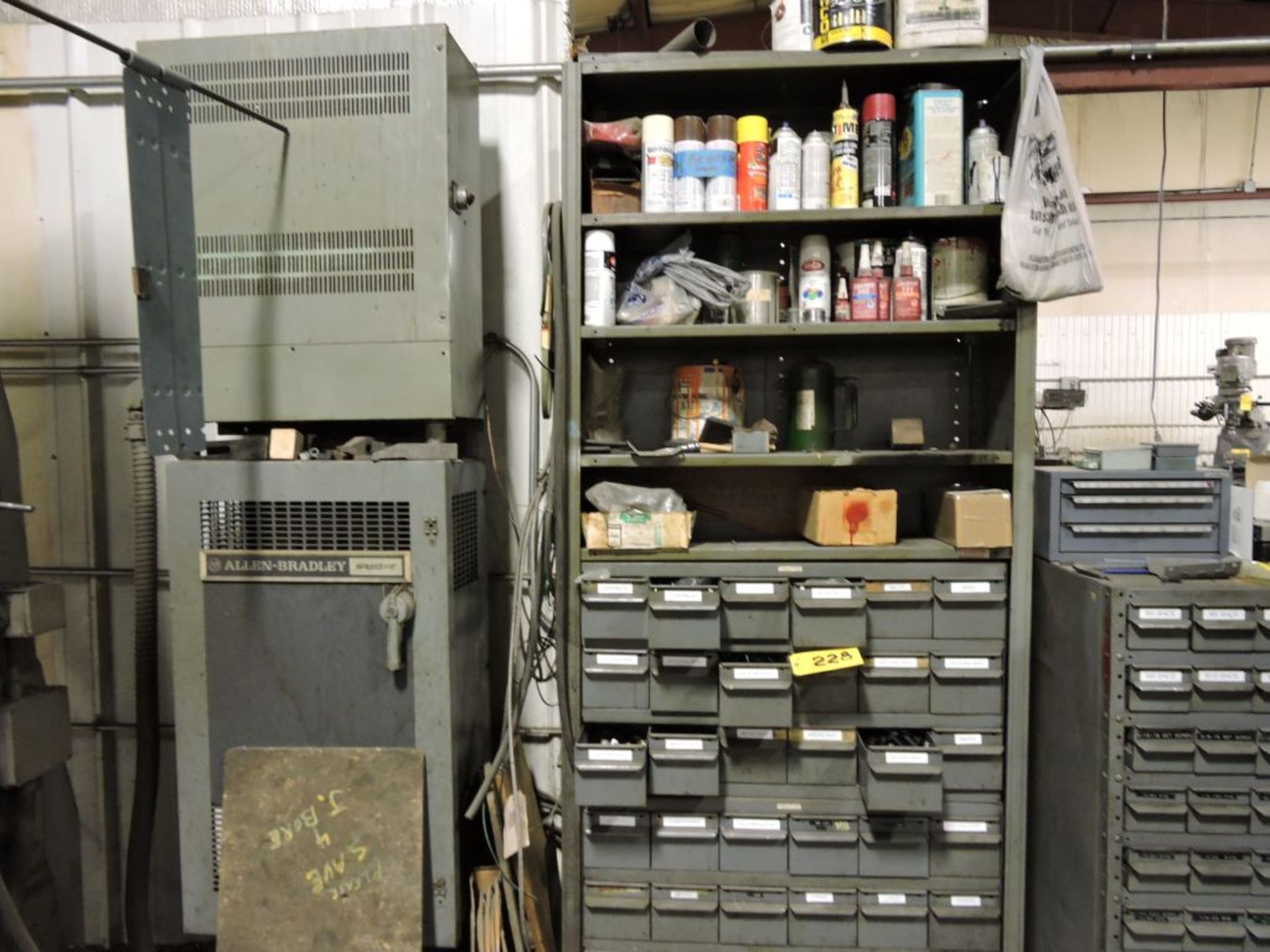 Parts cabinet w/contents. - Image 2 of 2