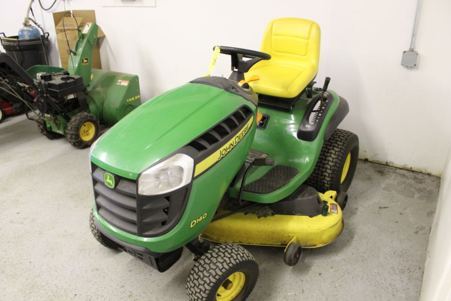 John Deere D140 mower, 48" cut, 22 hp., hrs. on meter 148. - Image 2 of 4