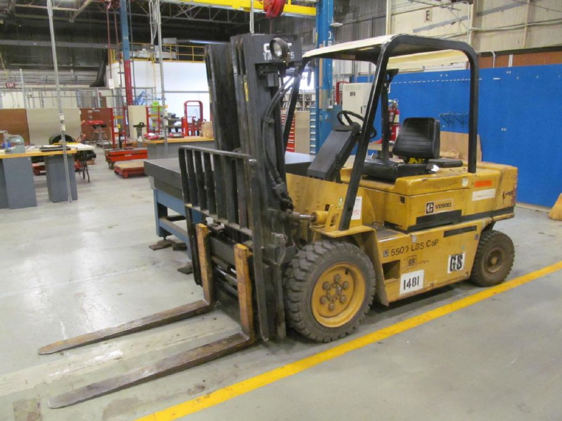 Caterpillar Model VC60D 6,000 Lb Capacity Forklift Truck