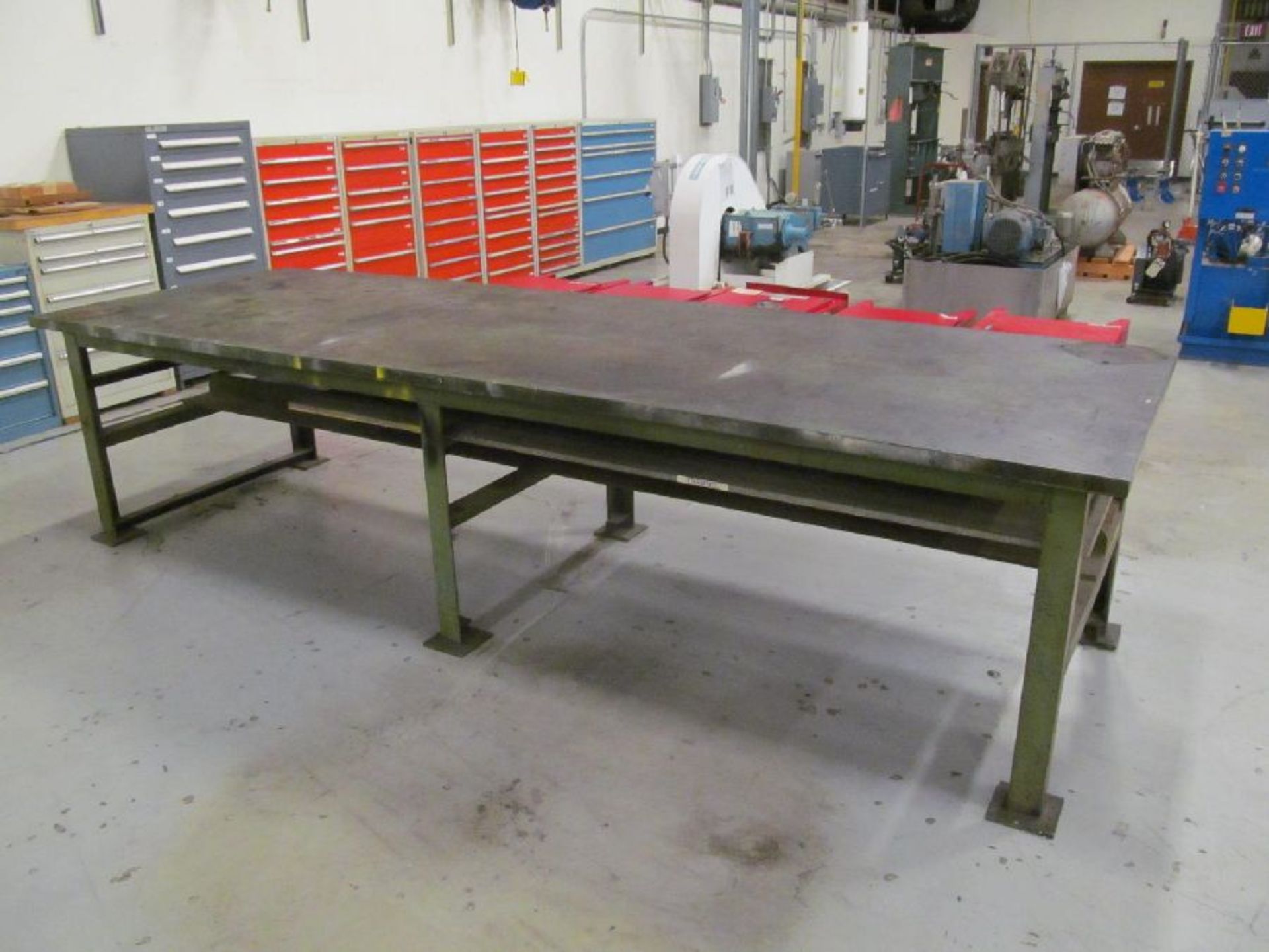 144" x 48" Steel Welding Table