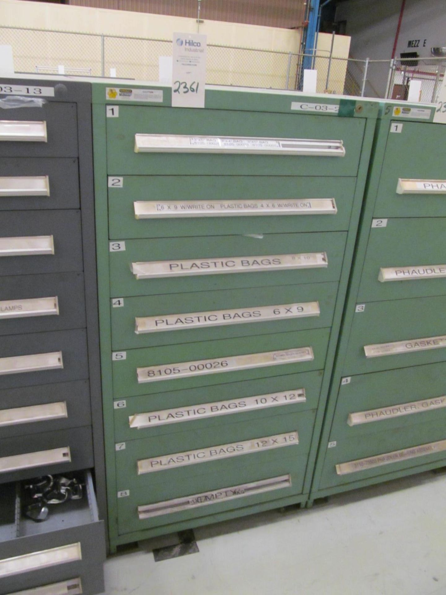 Stanley Vidmar 8-Drawer Storage Cabinet