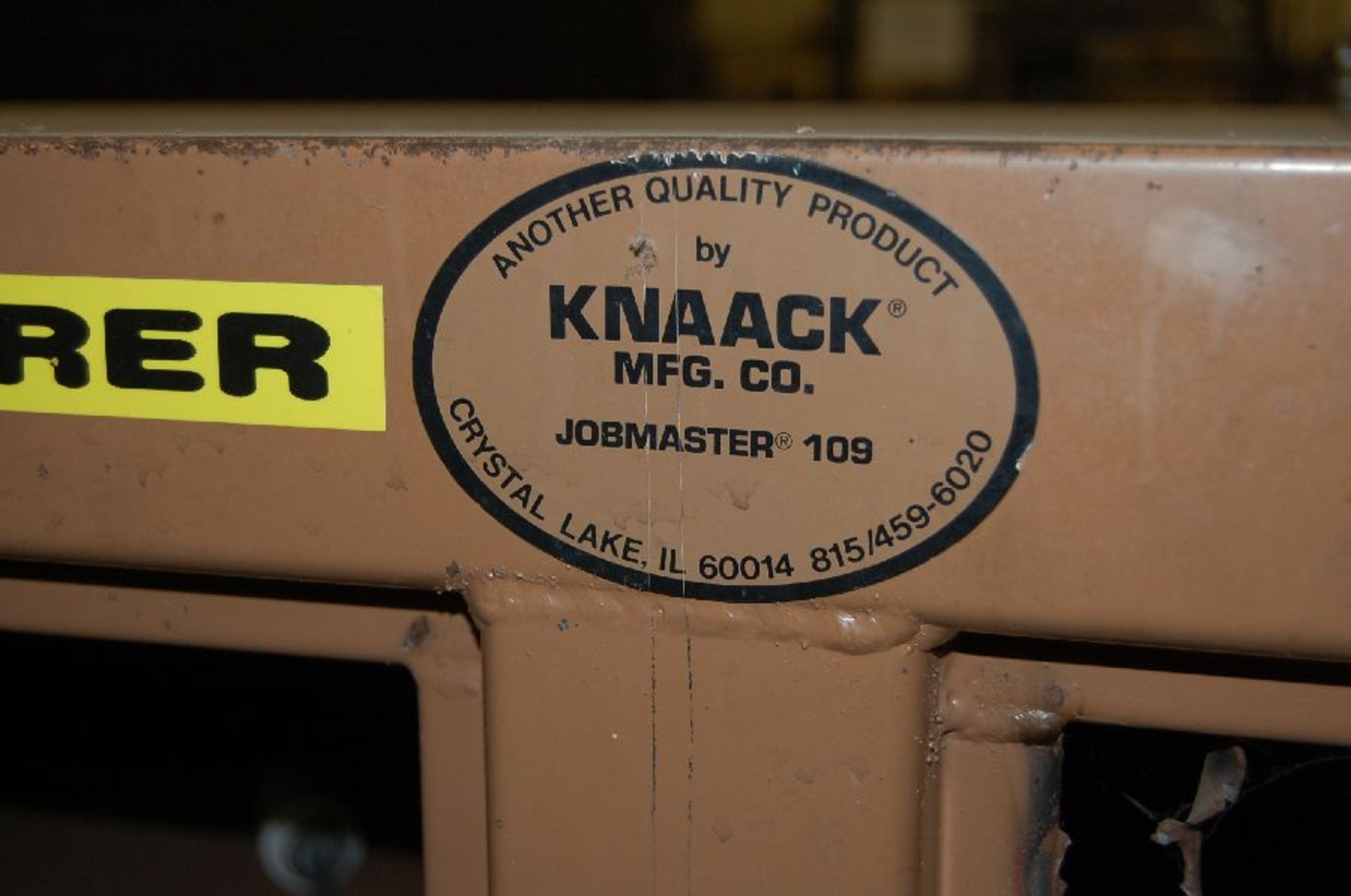 Knaack Model Jobmaster 109 2-Door Storage Cabinet - Image 2 of 4