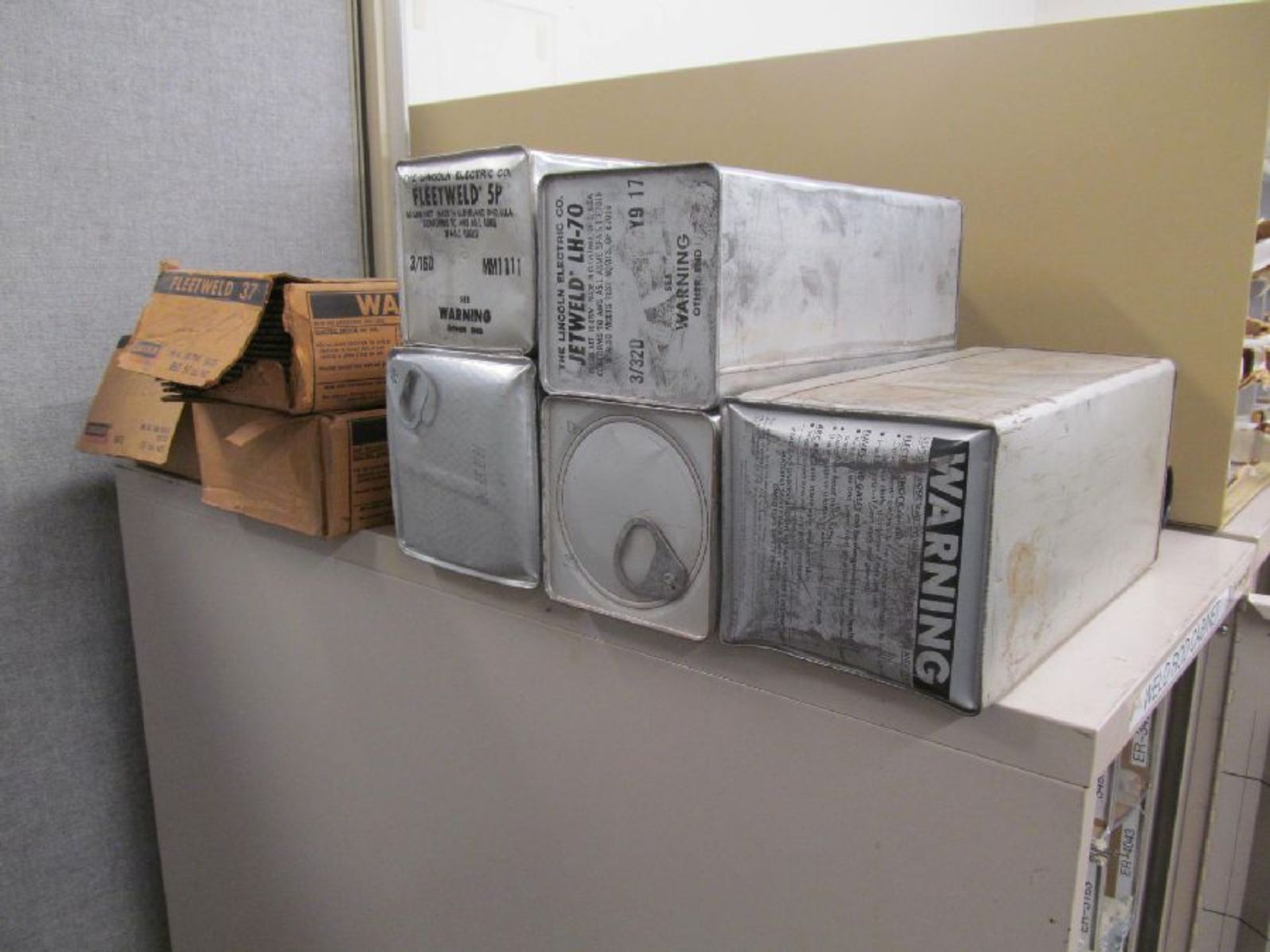 Cabinets w/ Assorted Welding Rod - Image 2 of 3