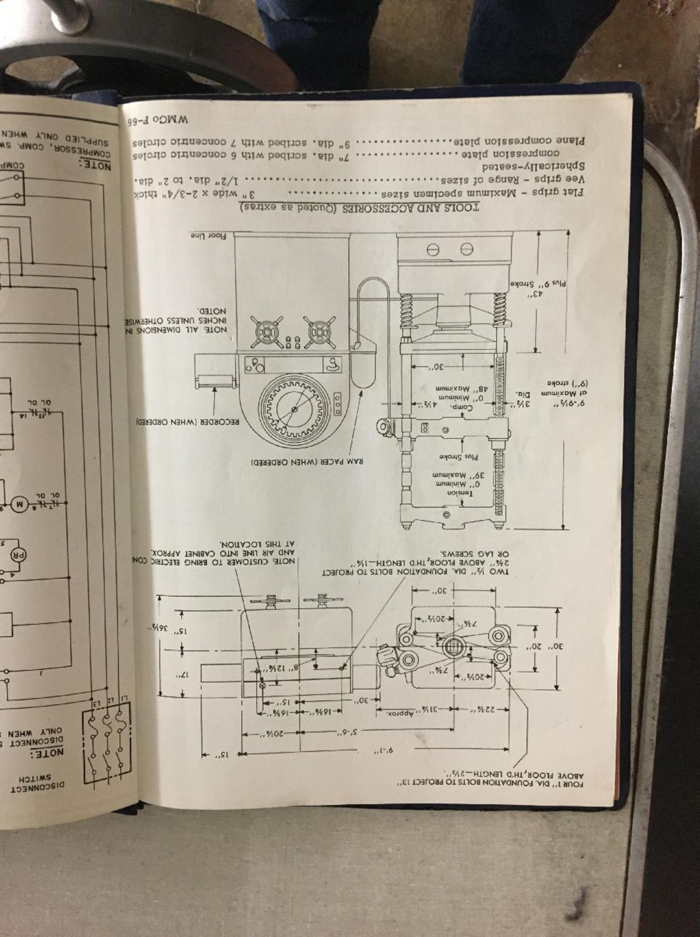 Wiedemann Model Baldwin BTE 120,000 Lbs Universal Testing Machine / Tensile Tester - Image 20 of 26