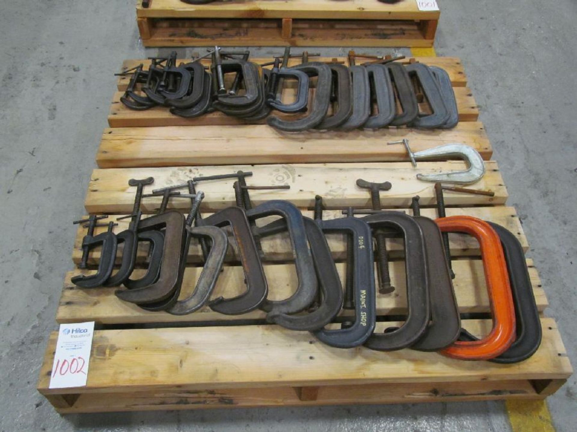 Lot of Assorted C-Clamps