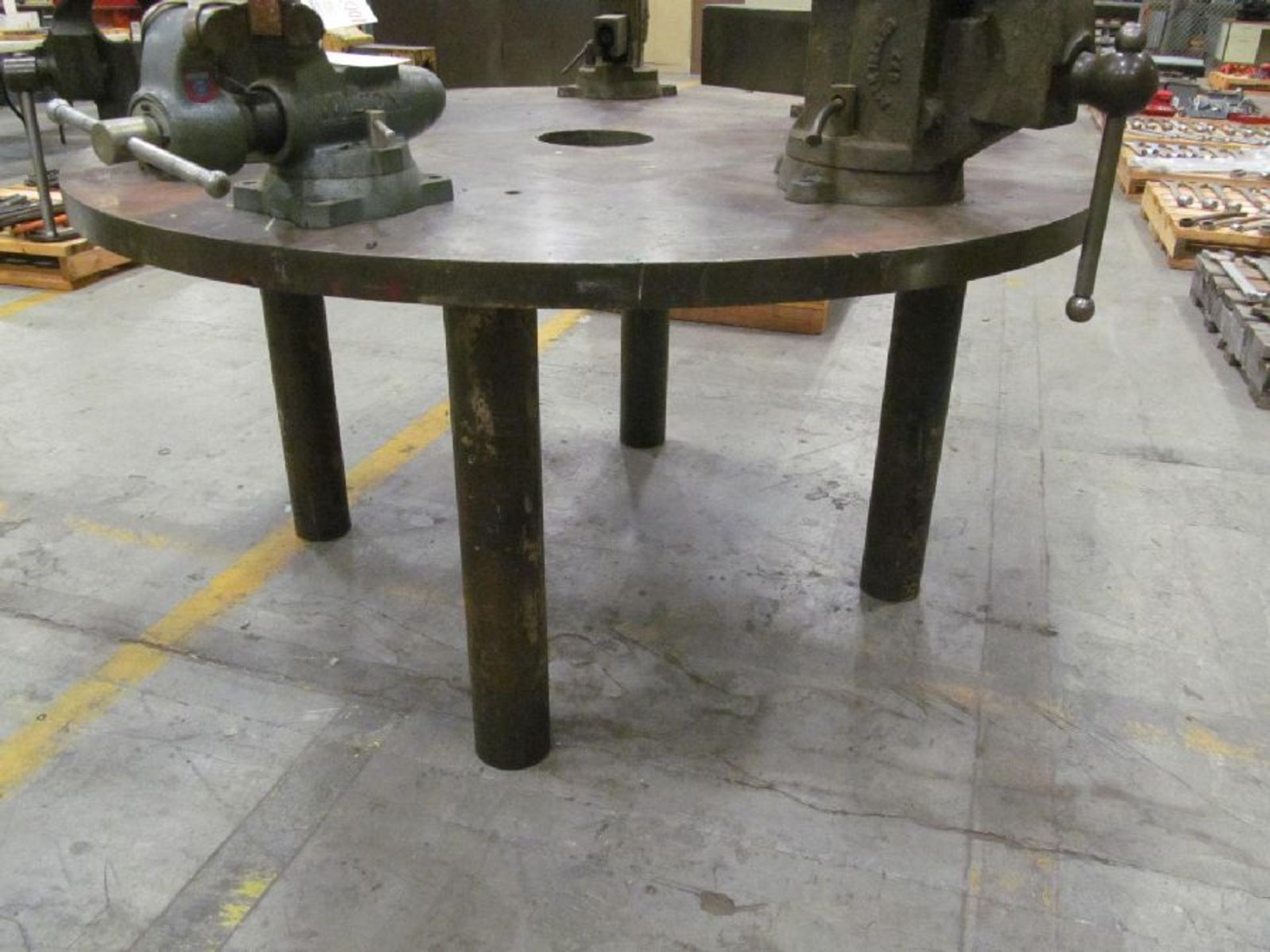 64" Dia. Steel Table