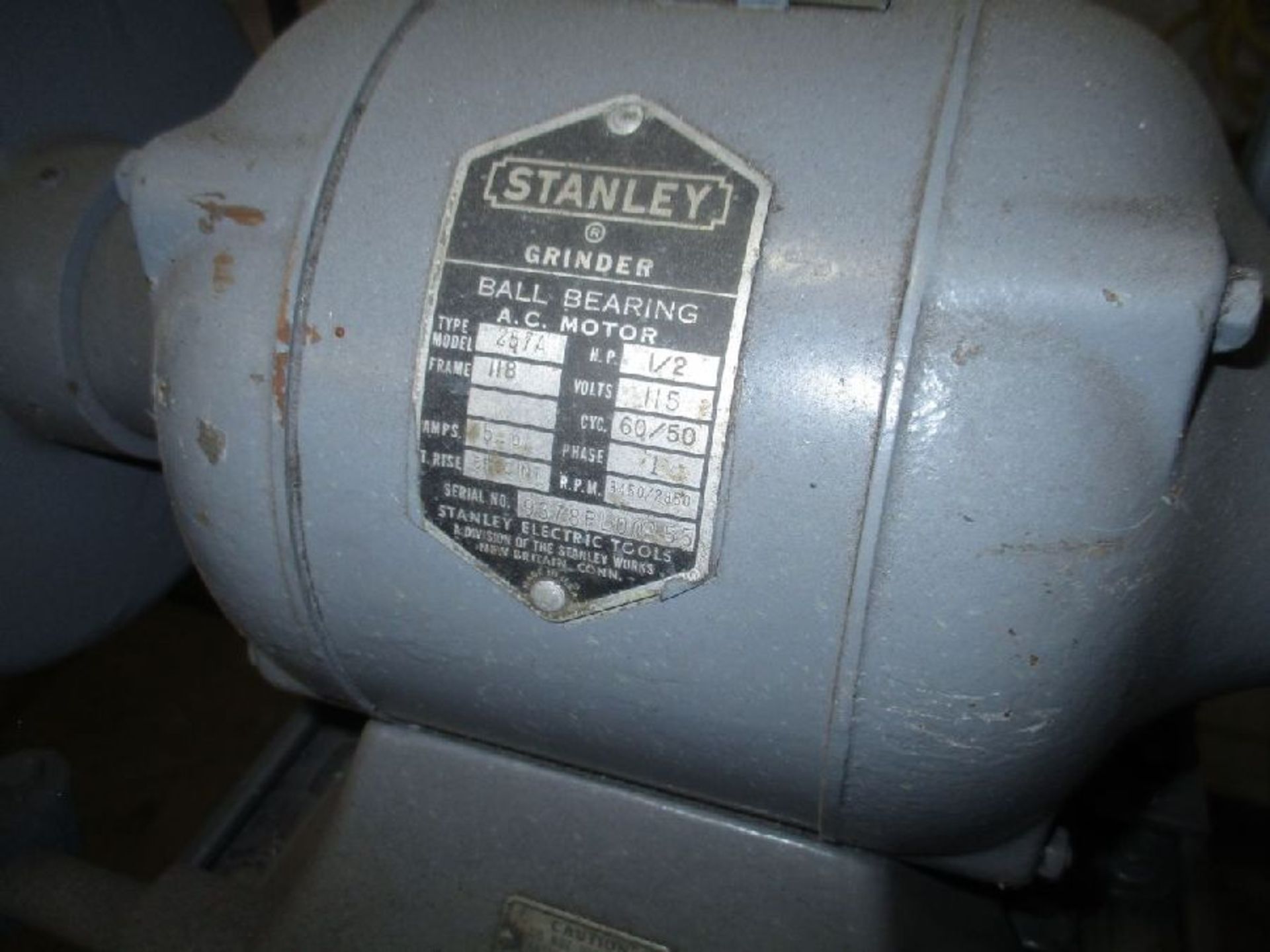 Stanley Model 257A Pedestal Grinder - Image 4 of 4