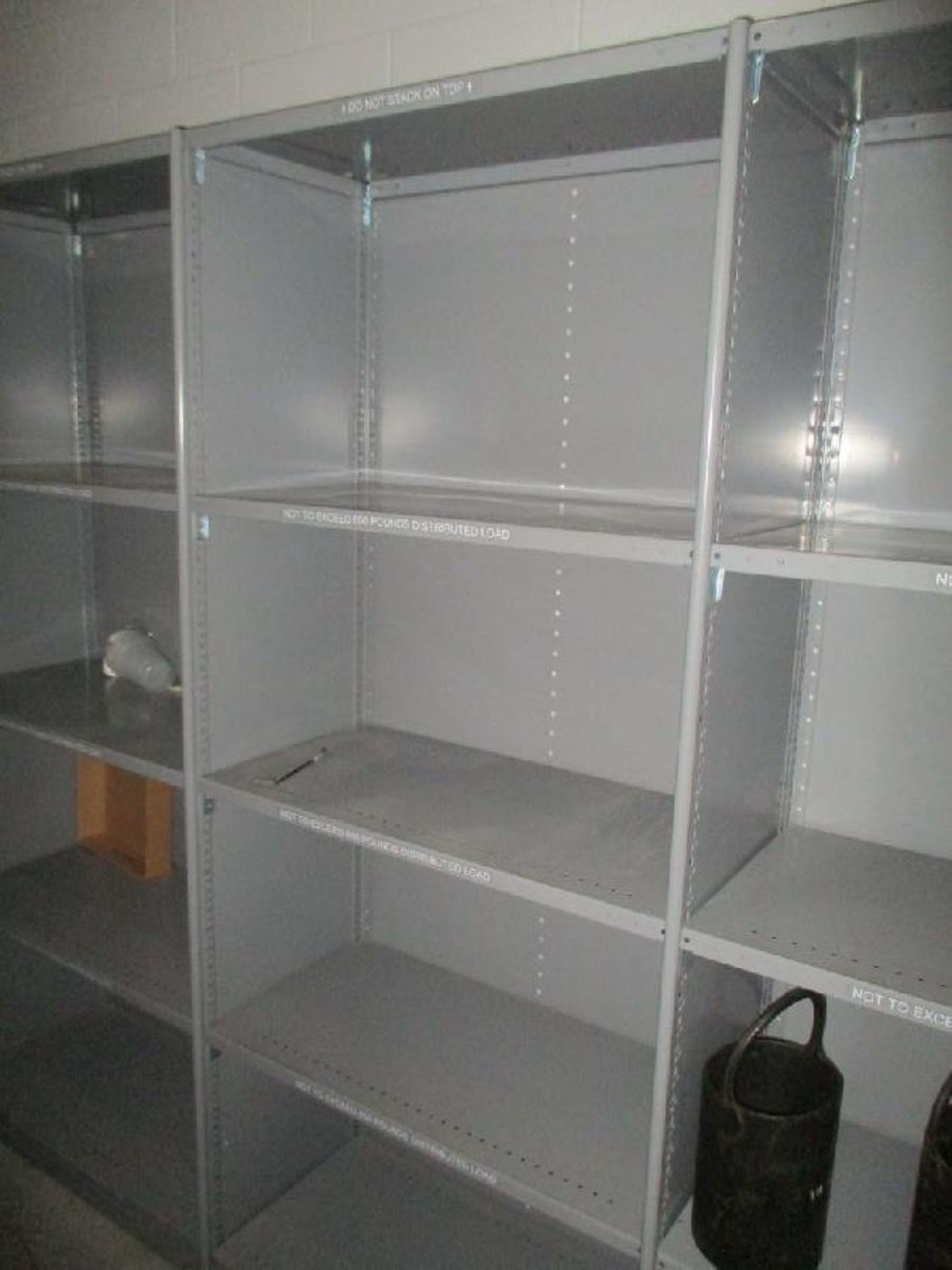 36"" W x 18"" D x 85"" H Steel Storage Shelves - Image 5 of 6