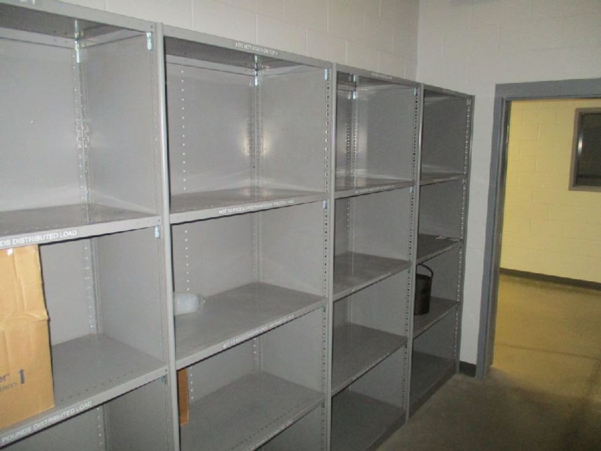 36"" W x 18"" D x 85"" H Steel Storage Shelves