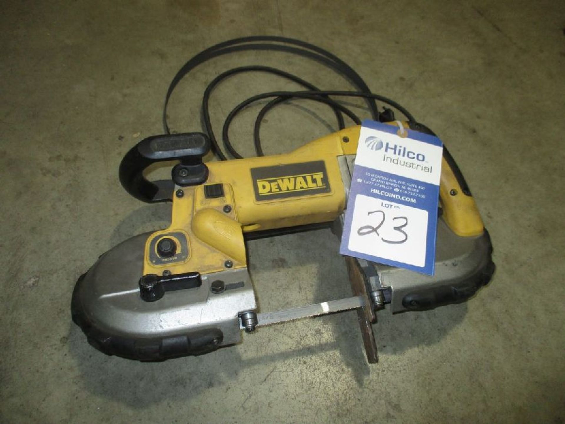 DeWalt Model D28770 4-3/4"" Deep Cut Variable Speed Band Saw