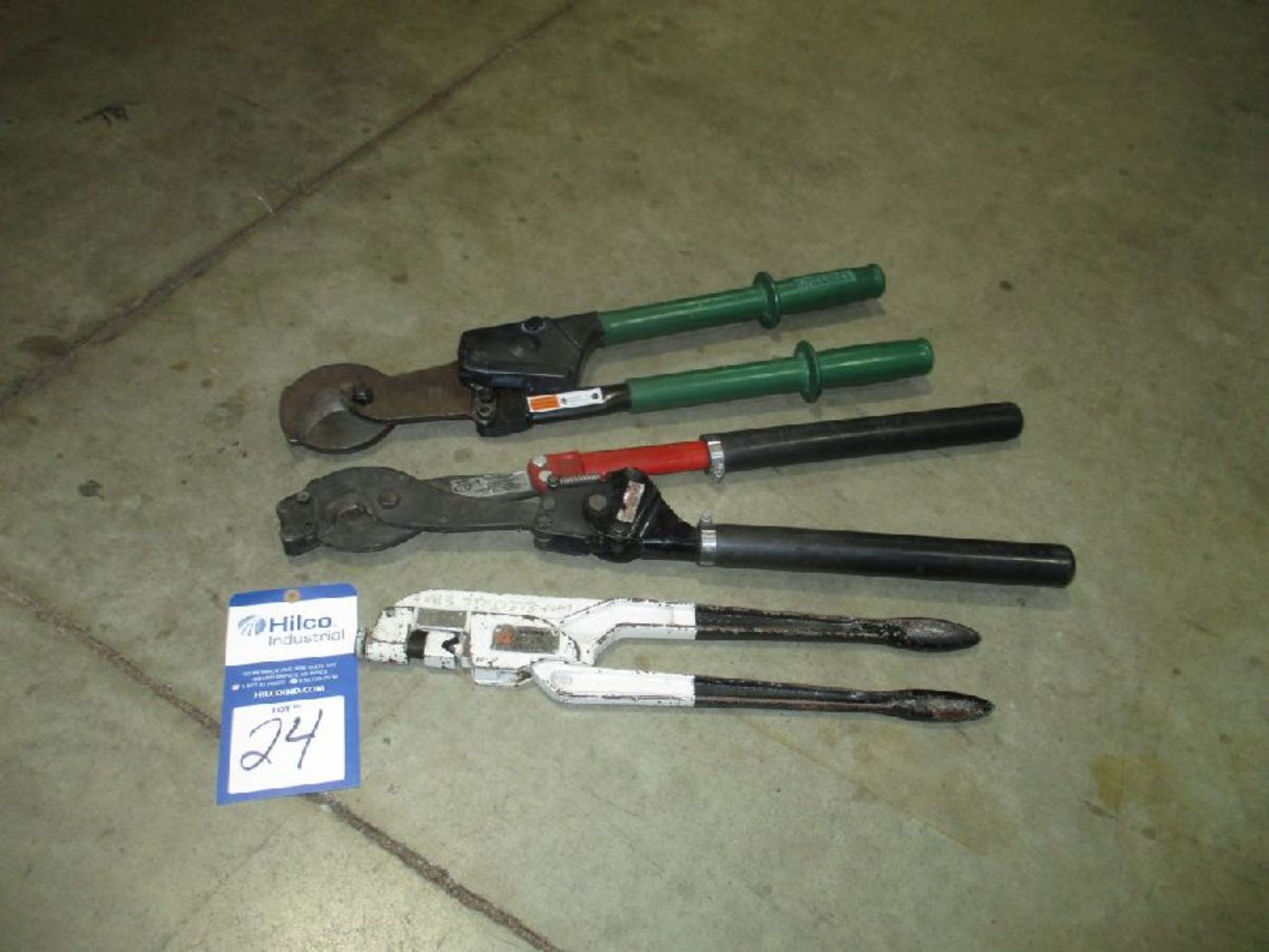 Lot of Hand Crimper and (2) Cable Cutters