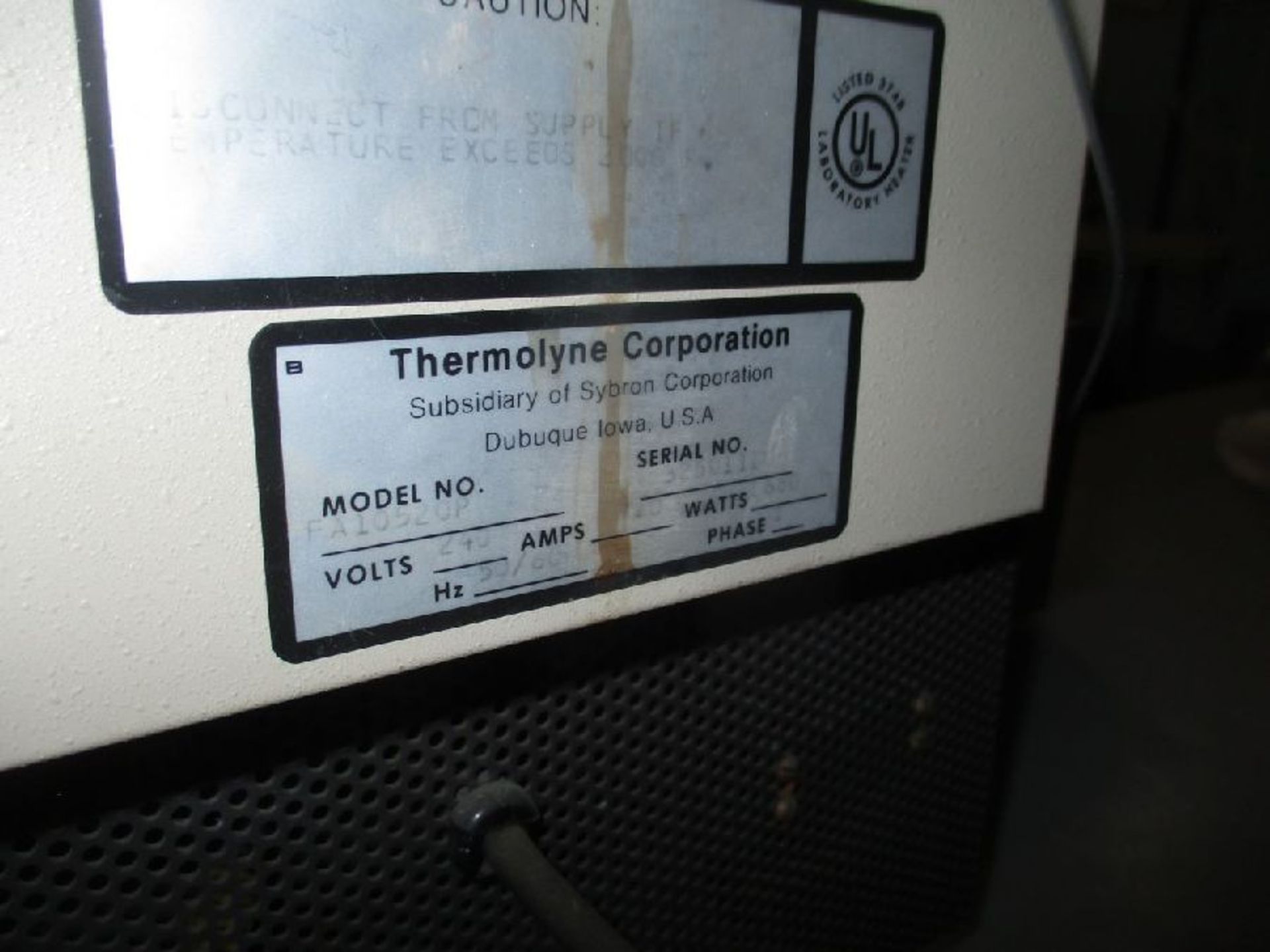 Thermolyne Type 10500 Electric Furnace - Image 11 of 14