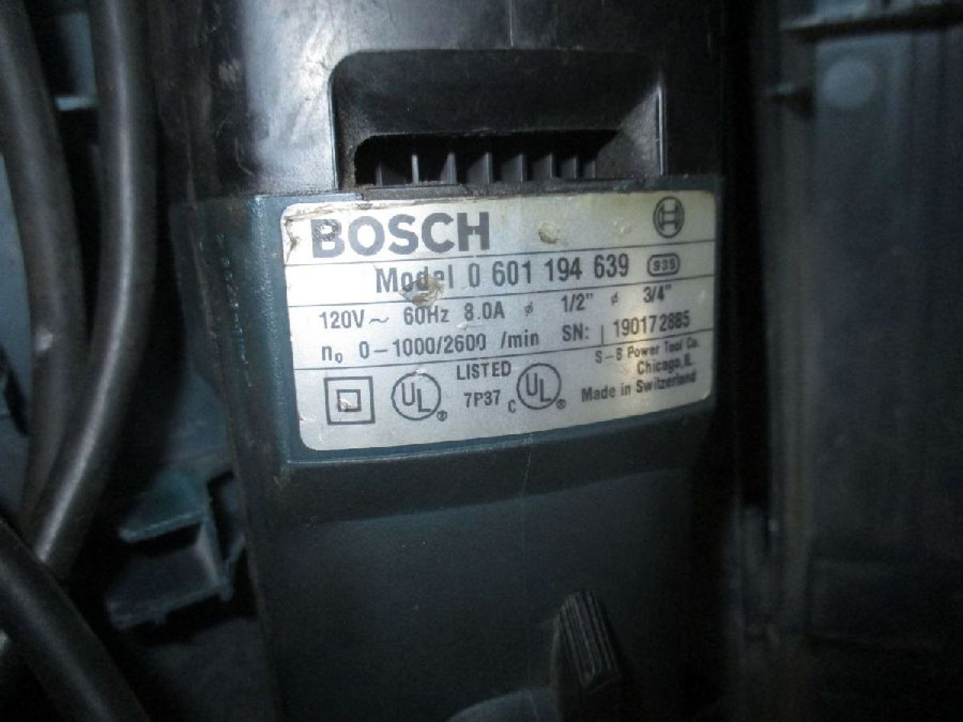 Bosch Model 0 601 194 639 Rotary Hammer Drill - Image 4 of 4