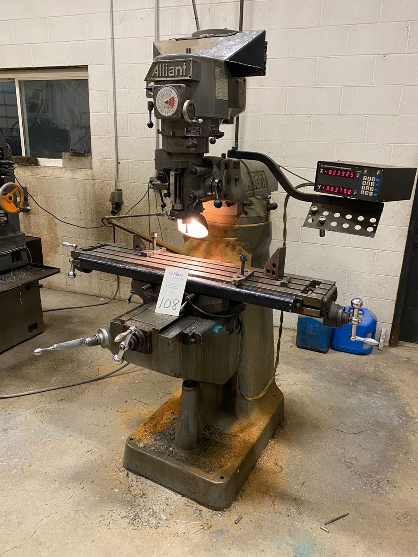 Alliant Model RT-2 J Head Vertical Milling Machine - Image 2 of 4