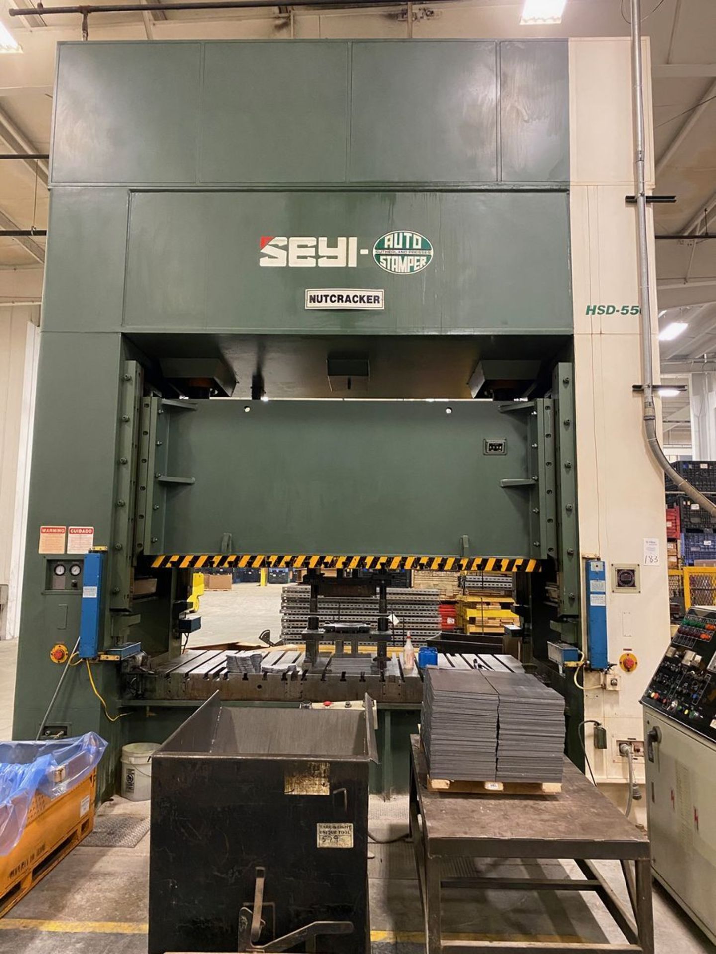 Seyi Model HSD-H-550-3 550 Ton Straight Side Double Crank Press - Image 6 of 7