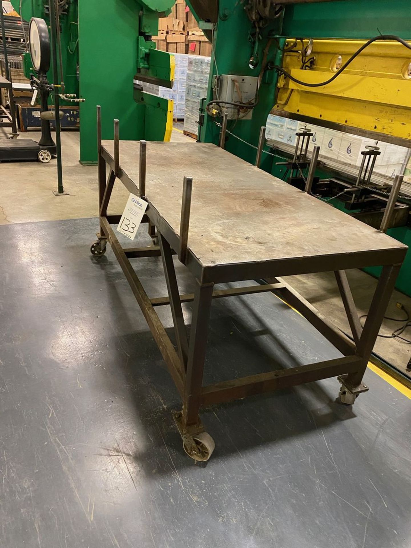 Steel Rolling Shop Tables