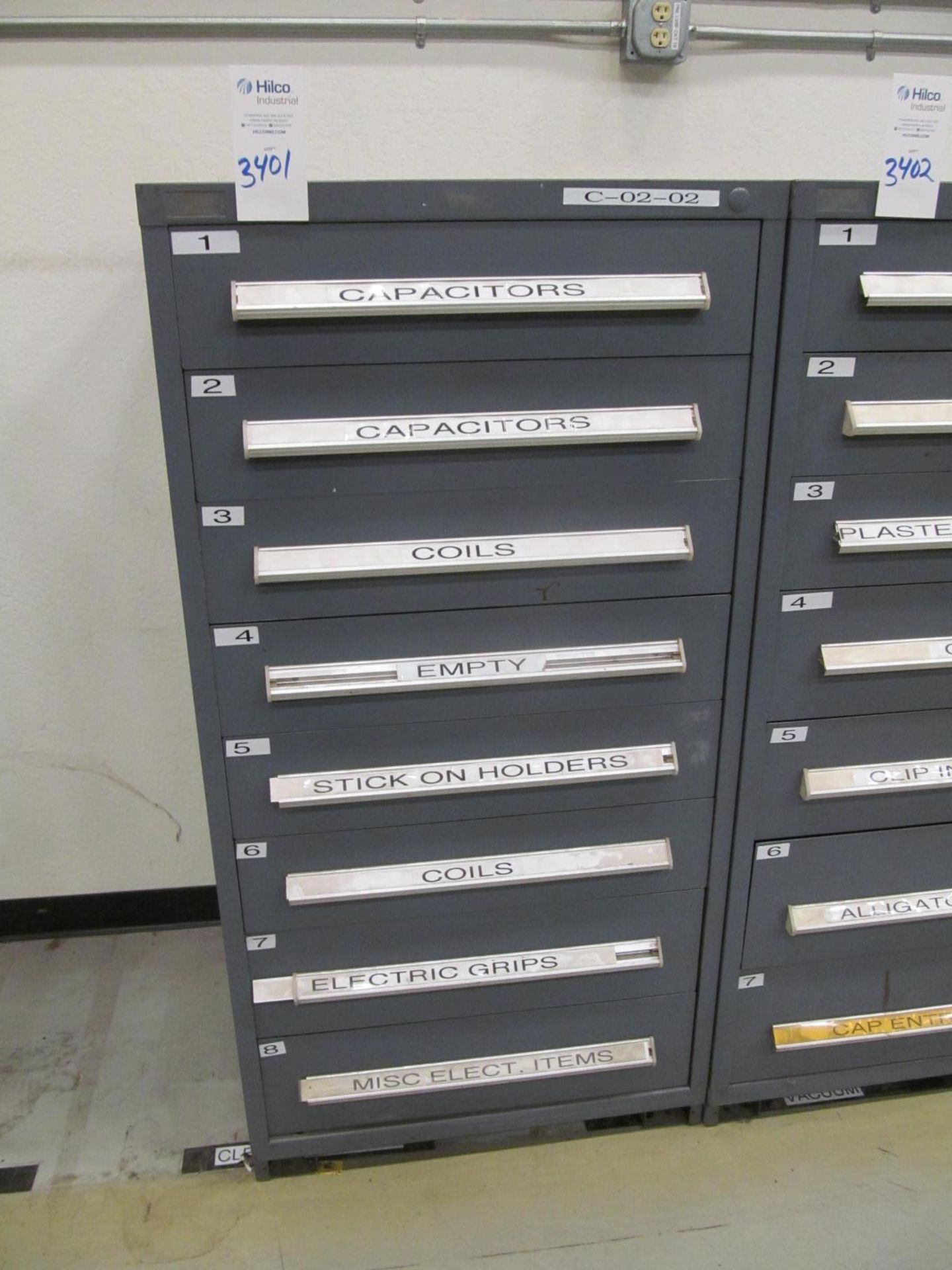 Vidmar 8-Drawer Storage Cabinet