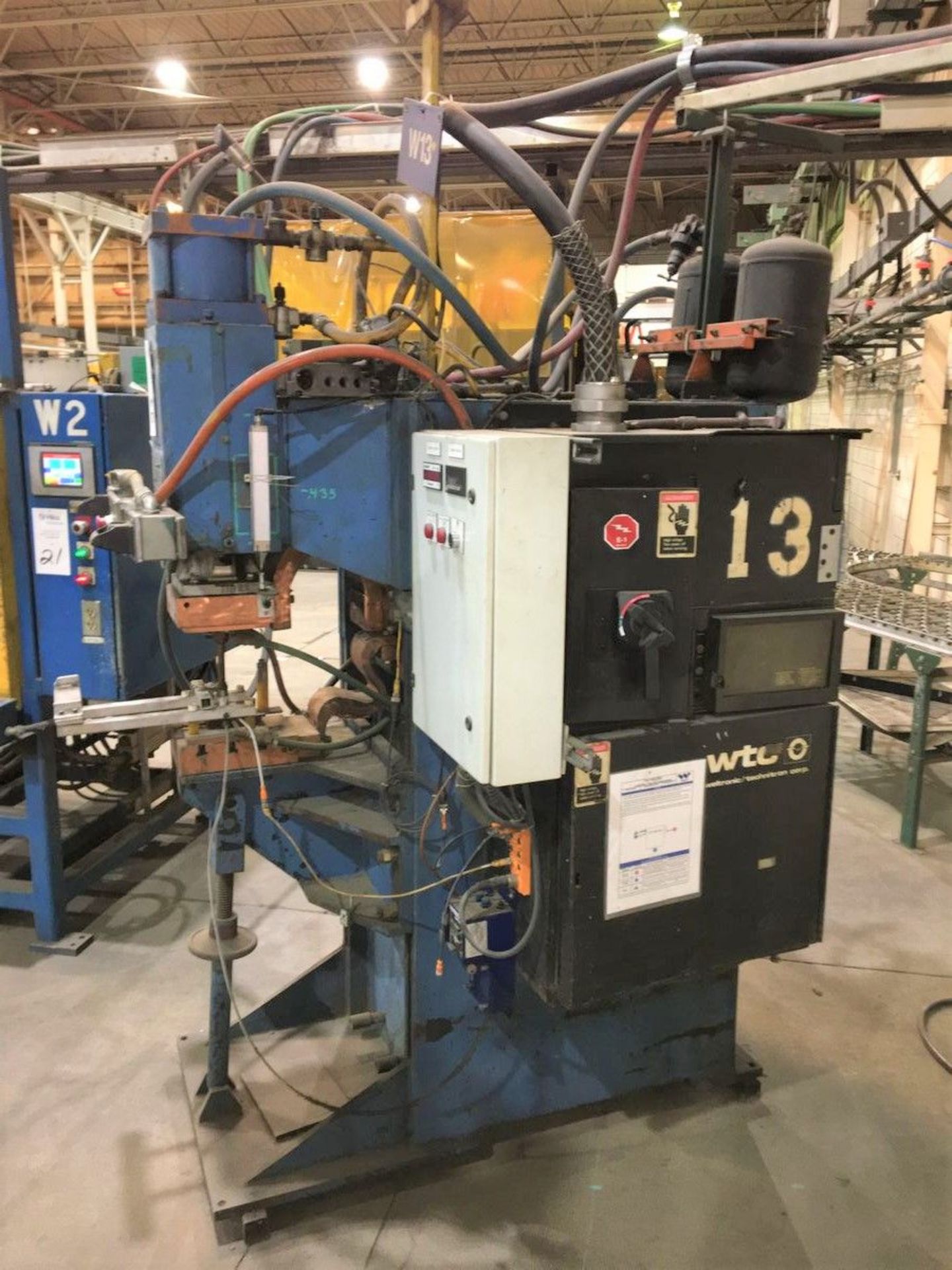 Teledyne Model P-100 100 KVA Press Type Welder - Image 2 of 6