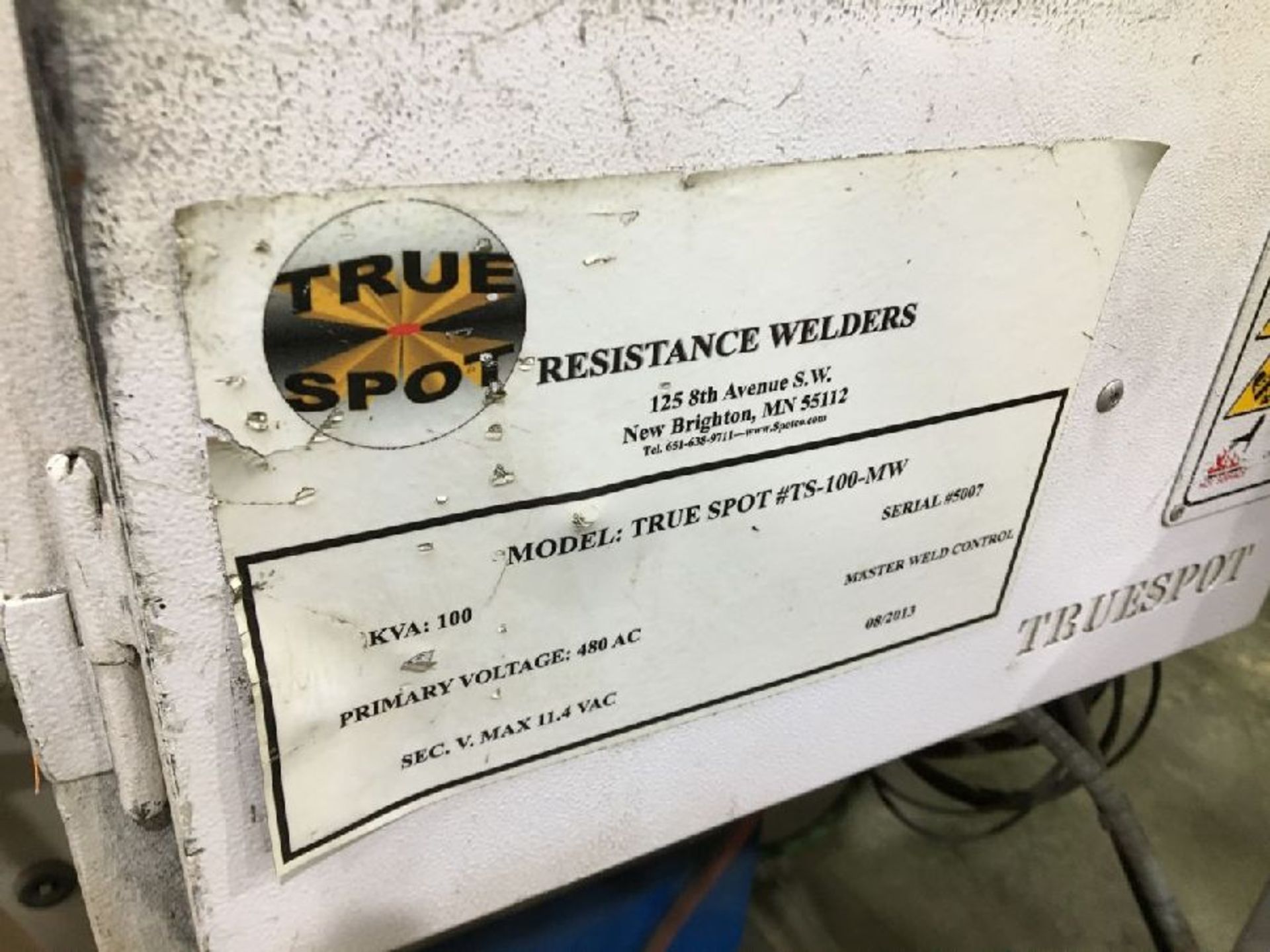 True Model TS-100-MW 100 KVA Resistance Welder - Image 6 of 7