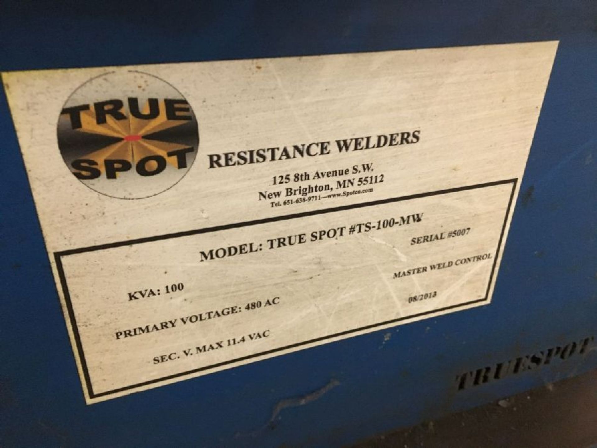 True Model TS-100-MW 100 KVA Resistance Welder - Image 5 of 7