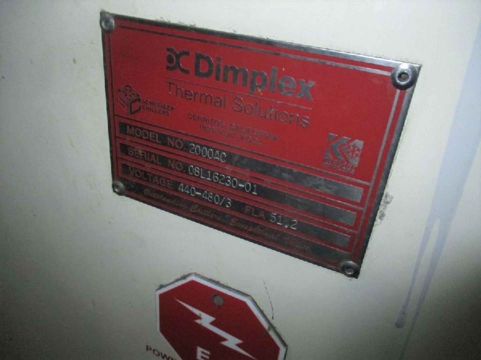 Dimplex Model 2000AC Chiller - Image 4 of 6