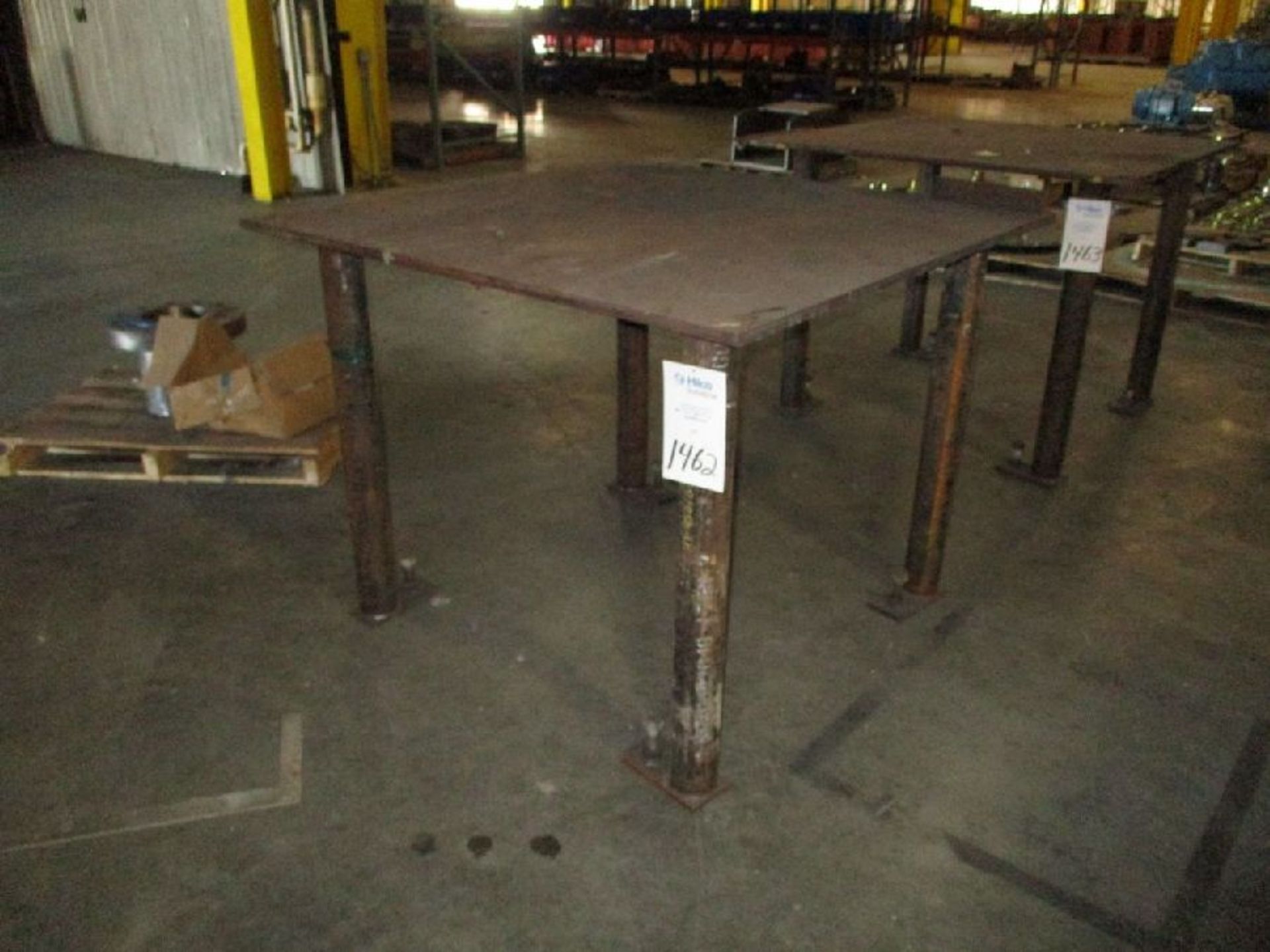 4' x 4' x 37" H Steel Welding Table - Image 2 of 3