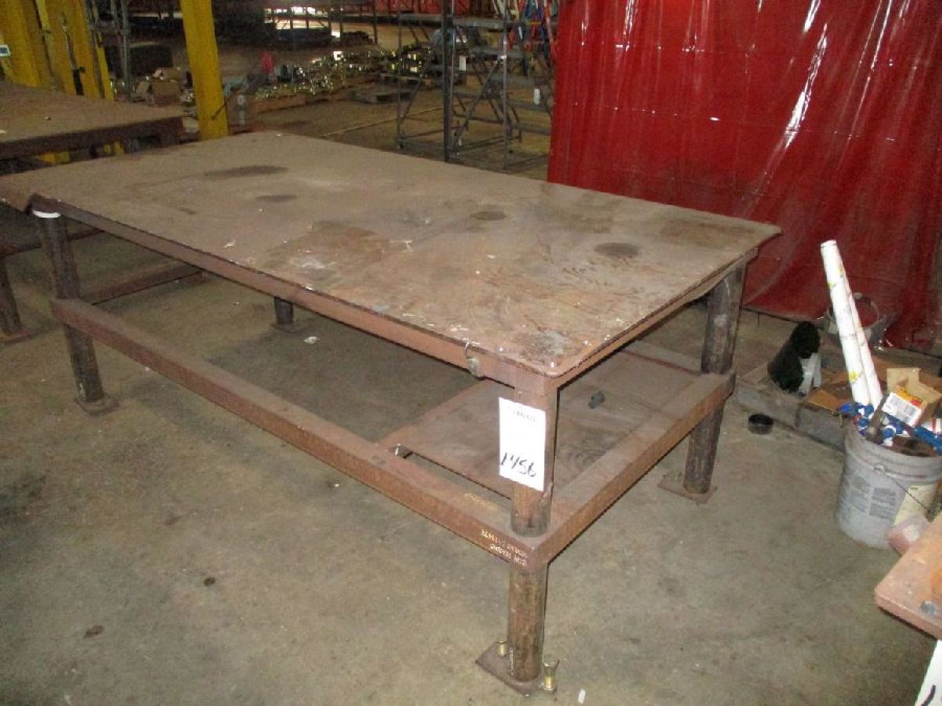 4' x 8' x 38" H Steel Welding Table - Image 2 of 4