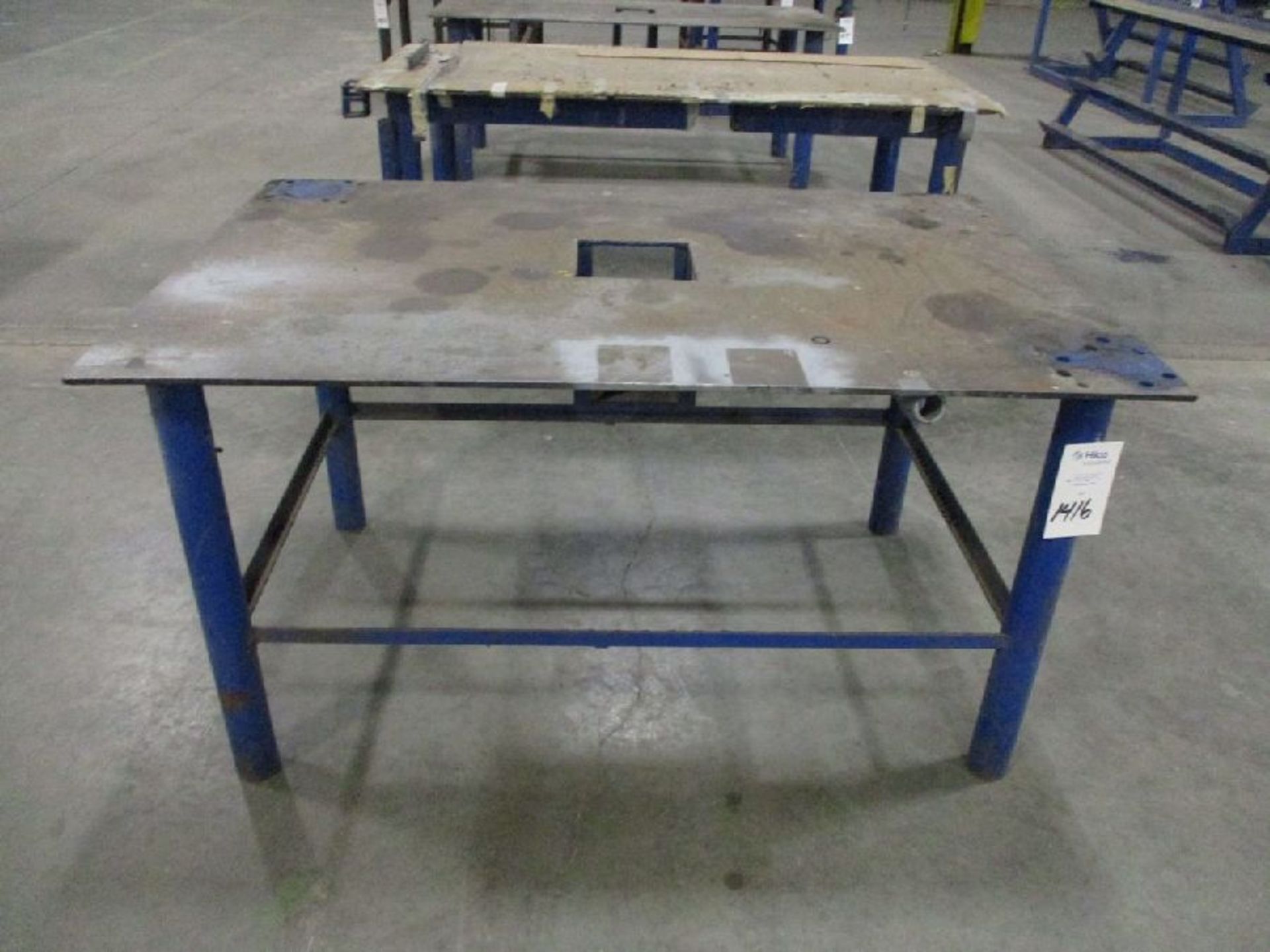 Steel 48" x 72" x 38" H Welding Table - Image 5 of 6