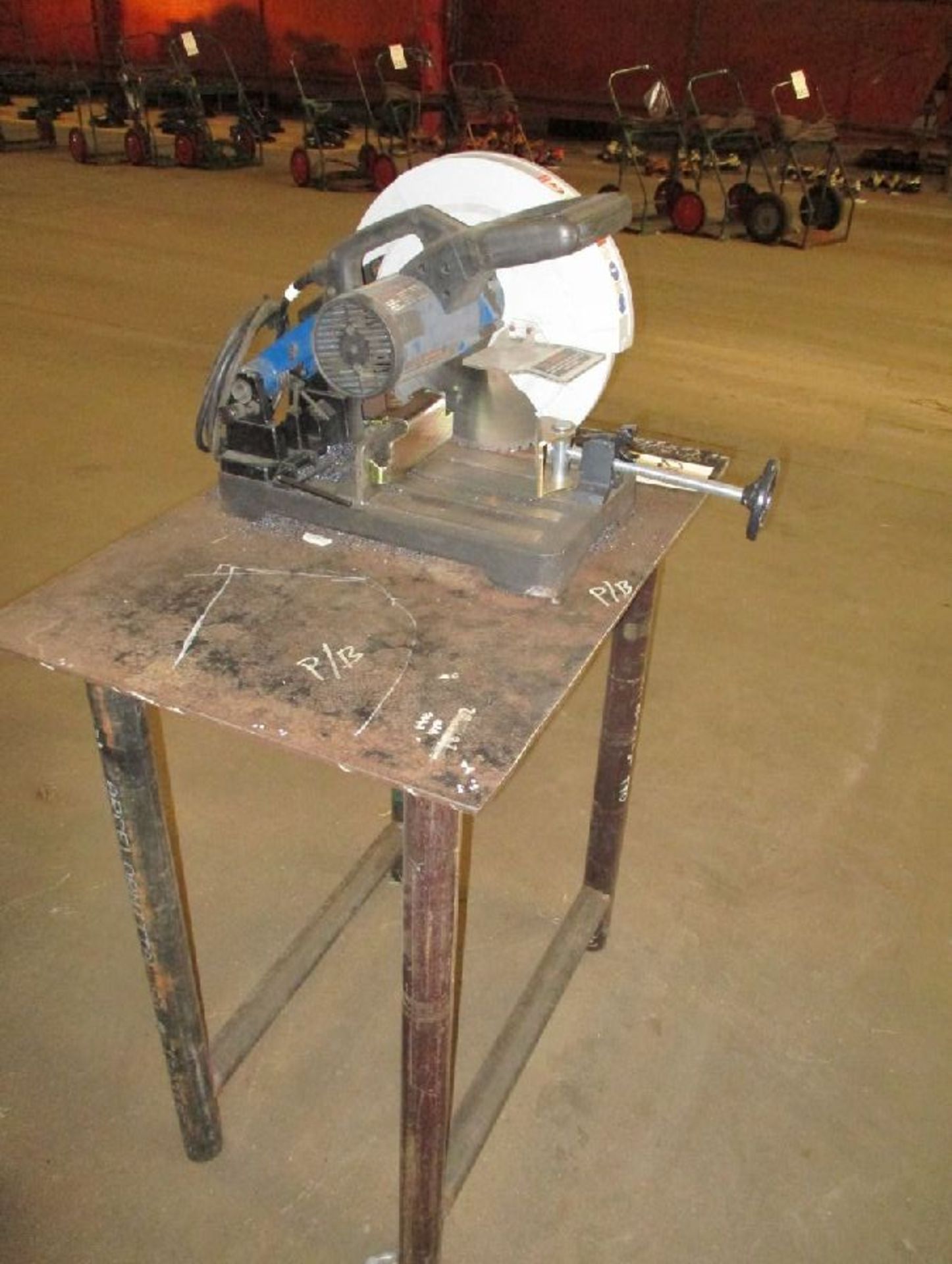 Steelmax Model S14 14" Electric Industrial Metal Cutting Circular Saw - Image 5 of 6