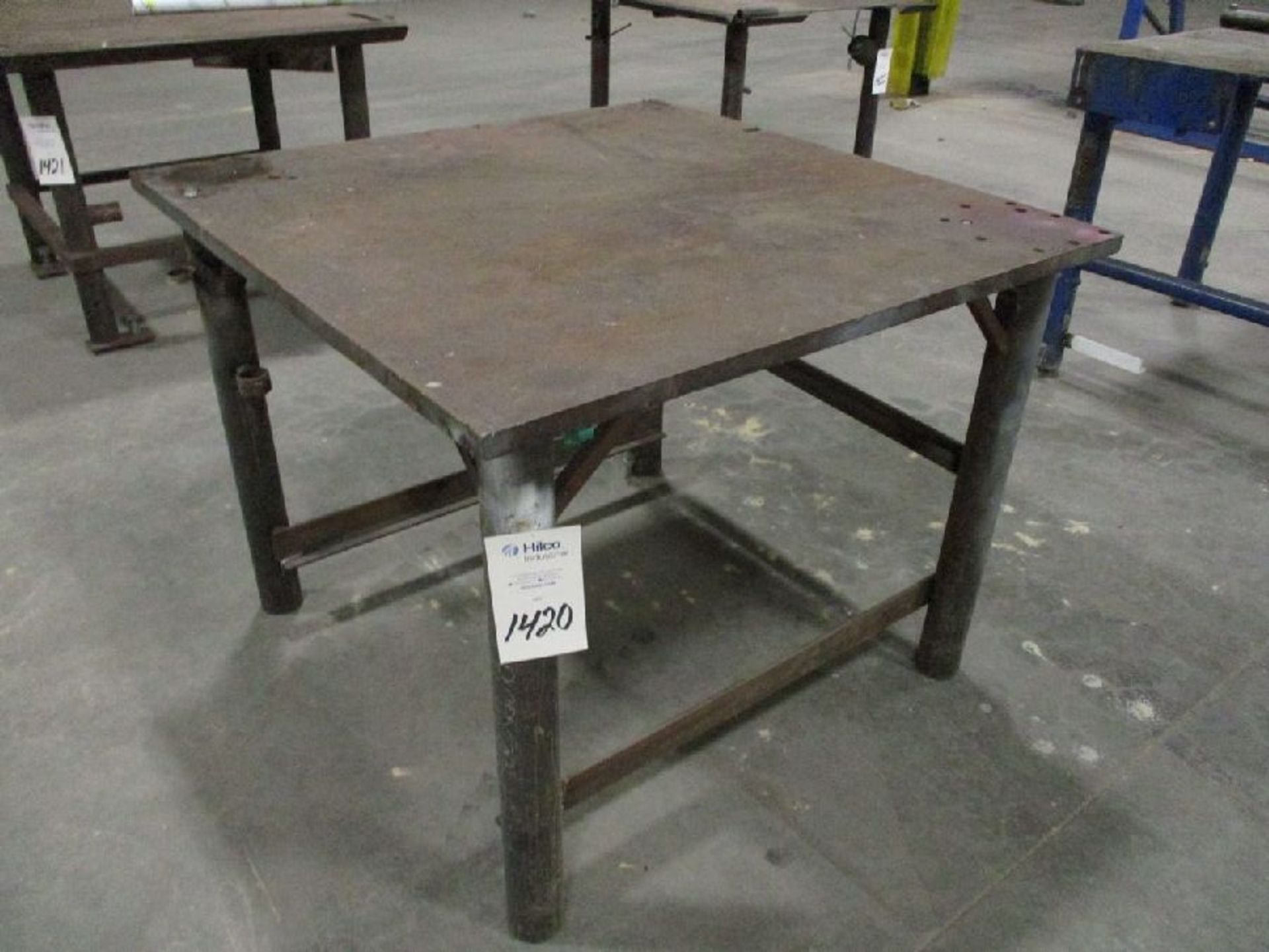 Steel 48" x 48" x 37" H Welding Table - Image 5 of 6