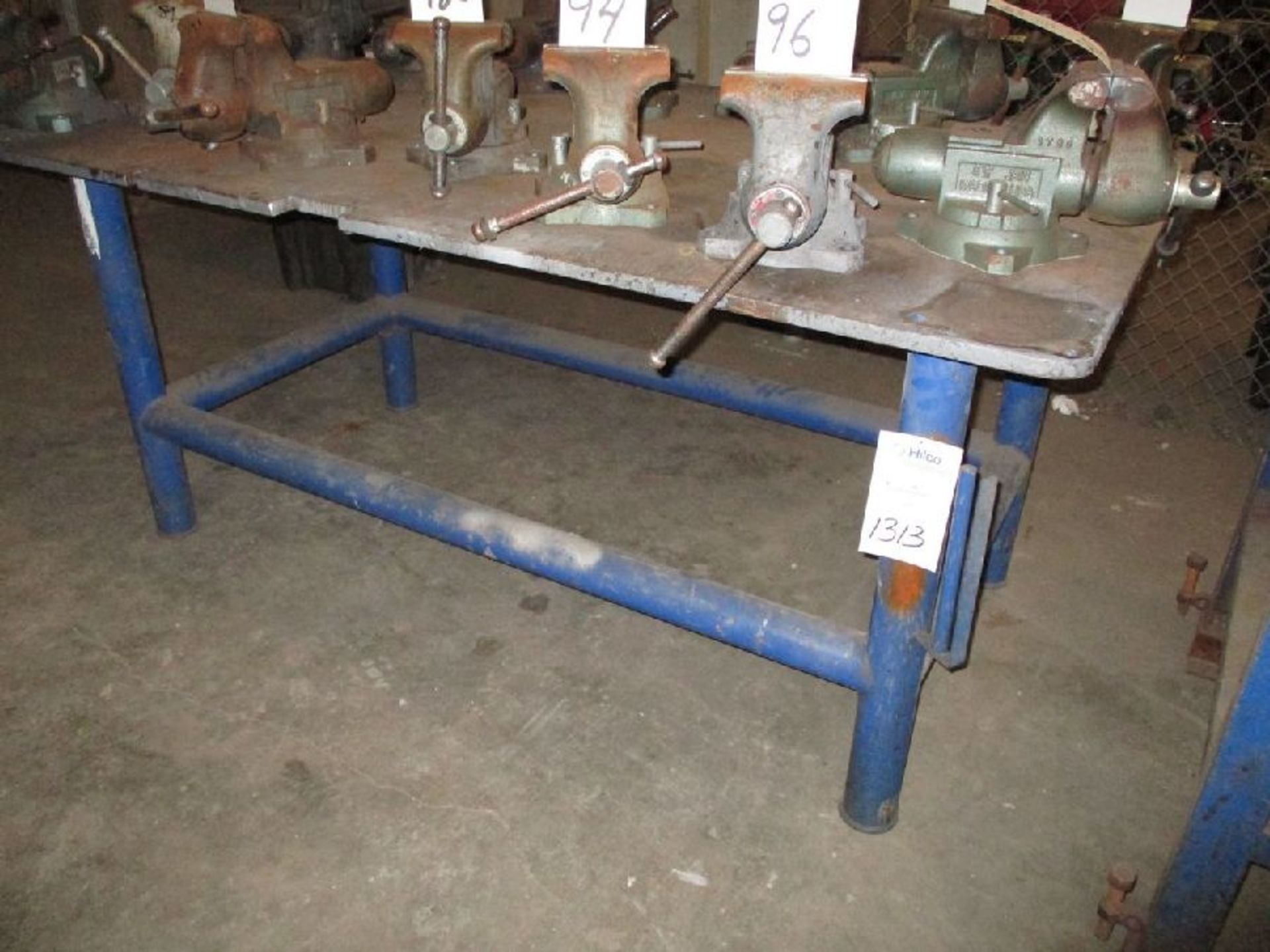 48" x 84" x 37" H Steel Welding Table - Image 4 of 4