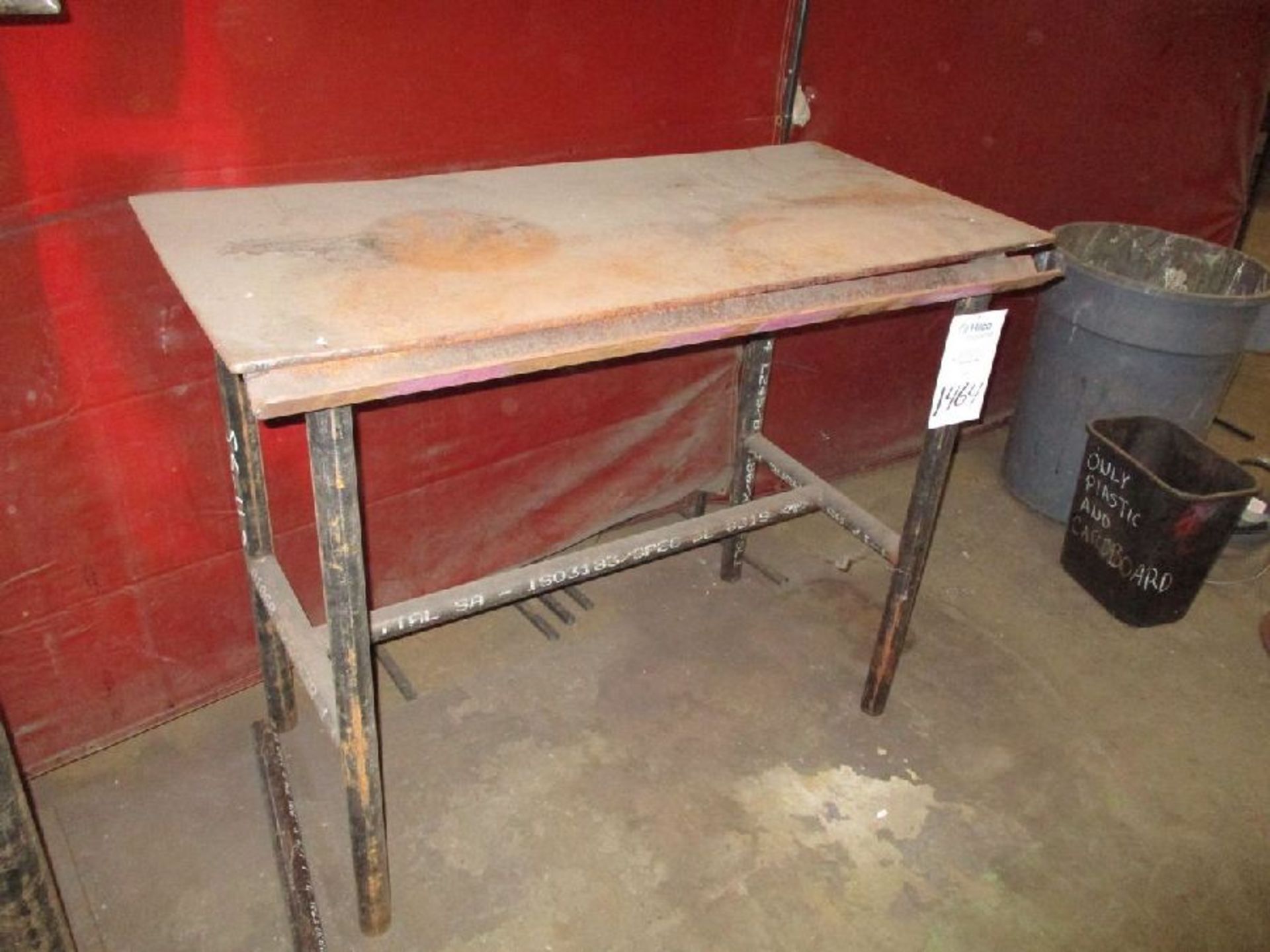 2' x 4' x 39" H Steel Welding Table - Image 2 of 2